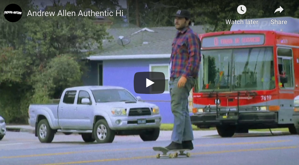 Vans x Hockey: Andrew Allen Authentic Hi Pro Shoe