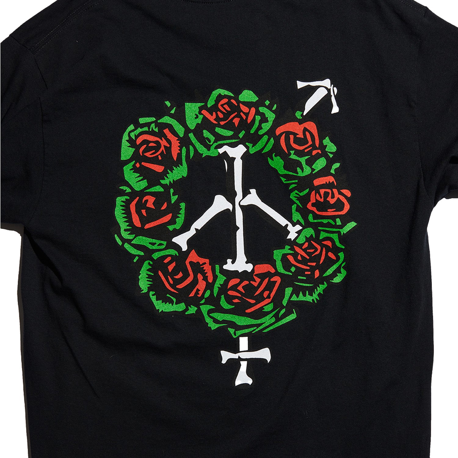 SexHippies Boney Rose Longsleeve Tee Black