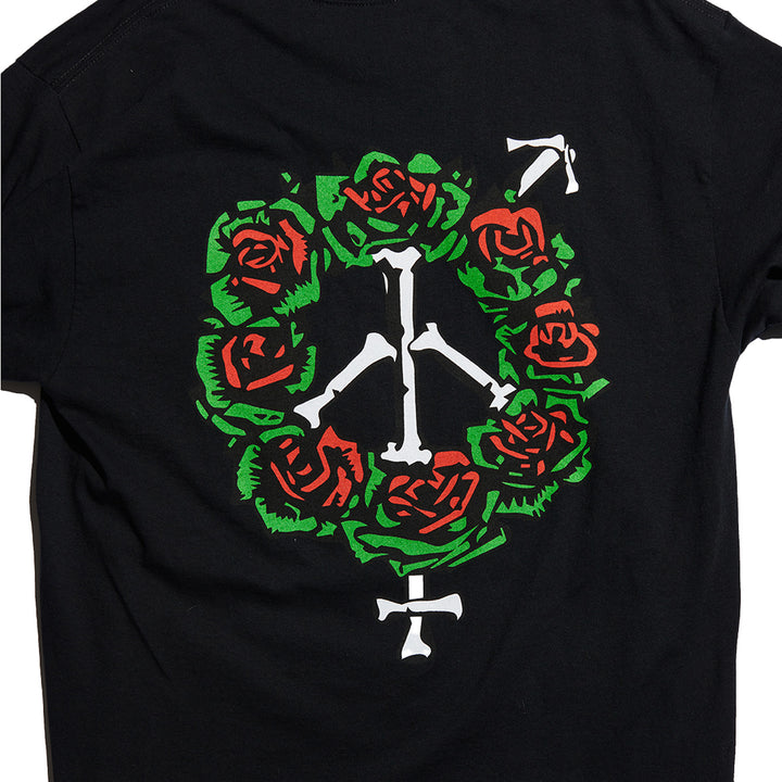 SexHippies Boney Rose Longsleeve Tee Black