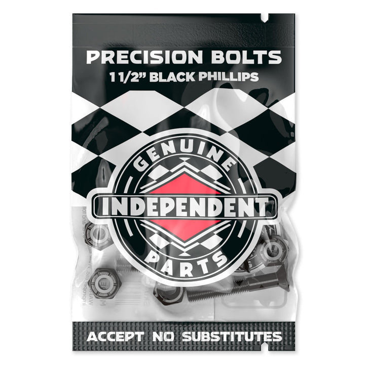 Independent Genuine Parts Black Hardware Phillips 1.5"