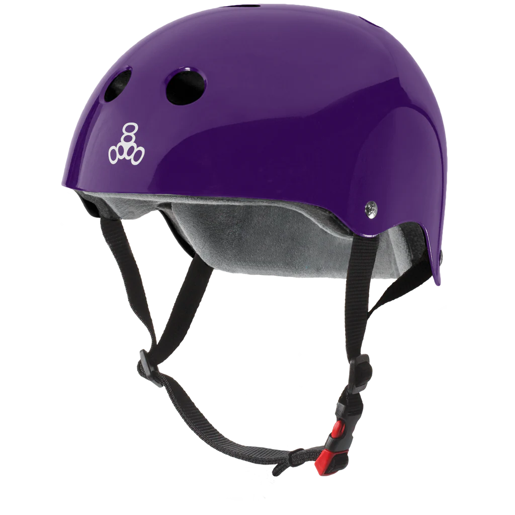 Triple 8 The Certified Sweatsaver Helmet Purple Glossy