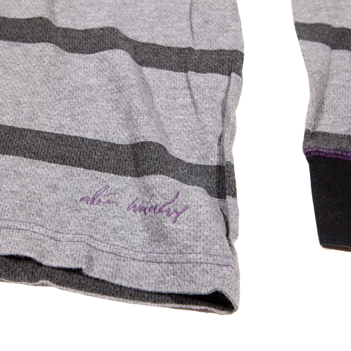 Overripe Alien Workshop Thermal Striped Shirt Grey XL (2006ish)