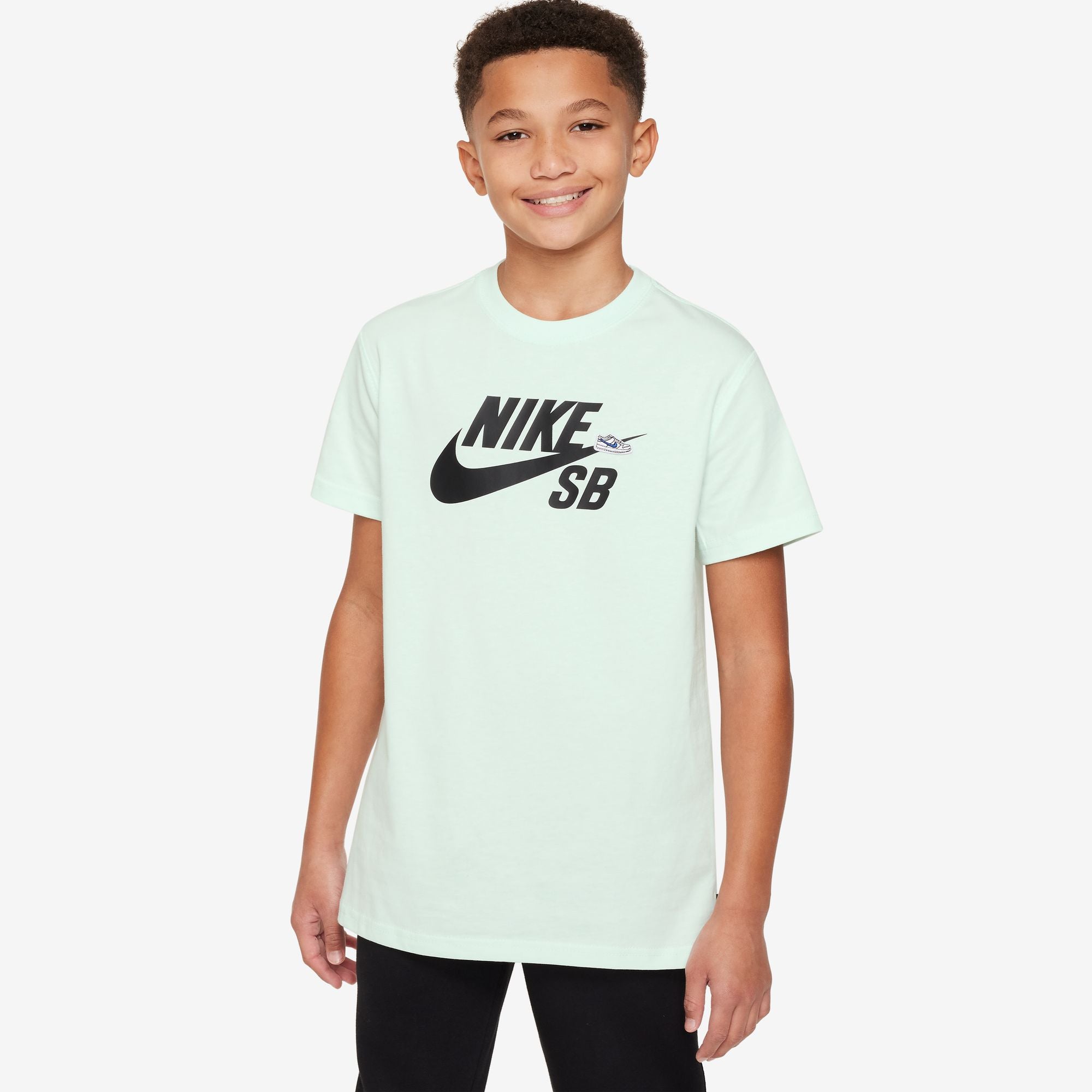 Nike SB Big Kids&#39; T-Shirt Barely Green