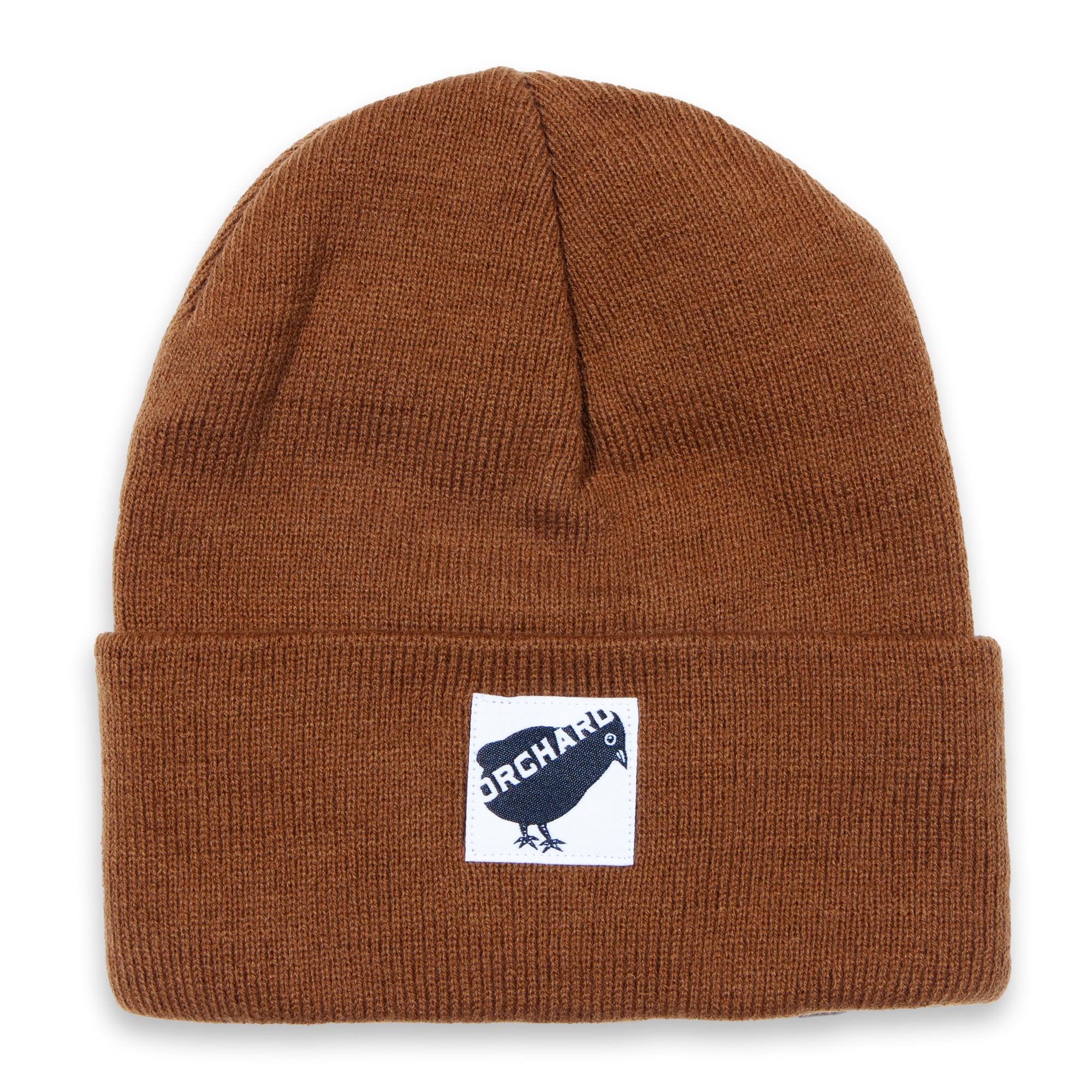 Orchard Bird Logo Woven Cuff Beanie Gingerbread