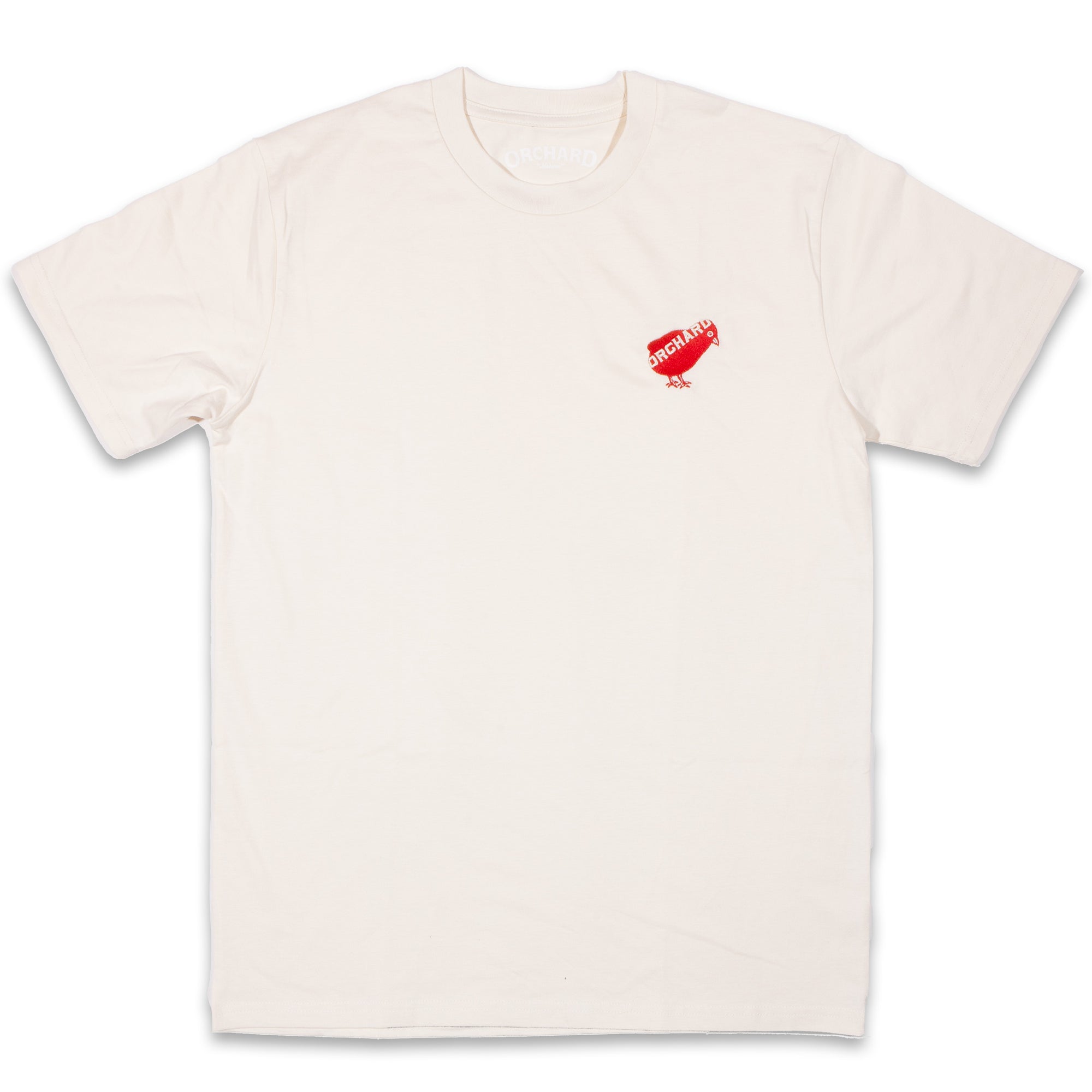 Orchard Bird Logo Emb Tee Ecru