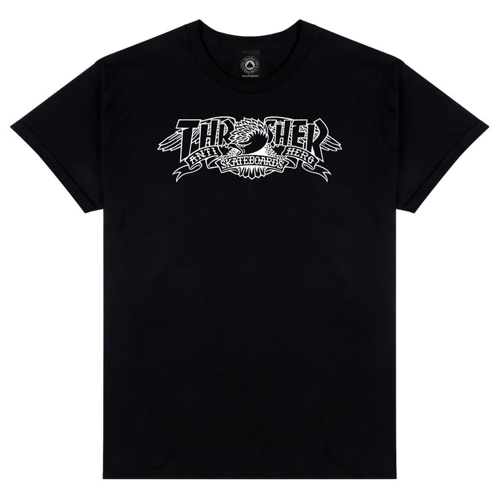 Thrasher x Antihero Mag Banner Tee Black