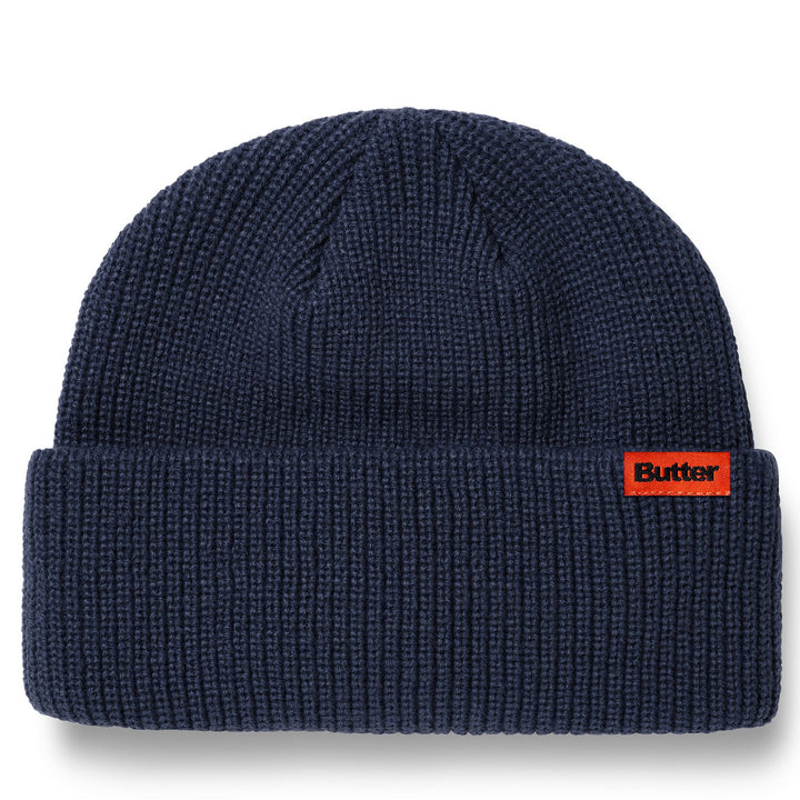 Butter Goods Tall Wharfie Beanie Navy 2025