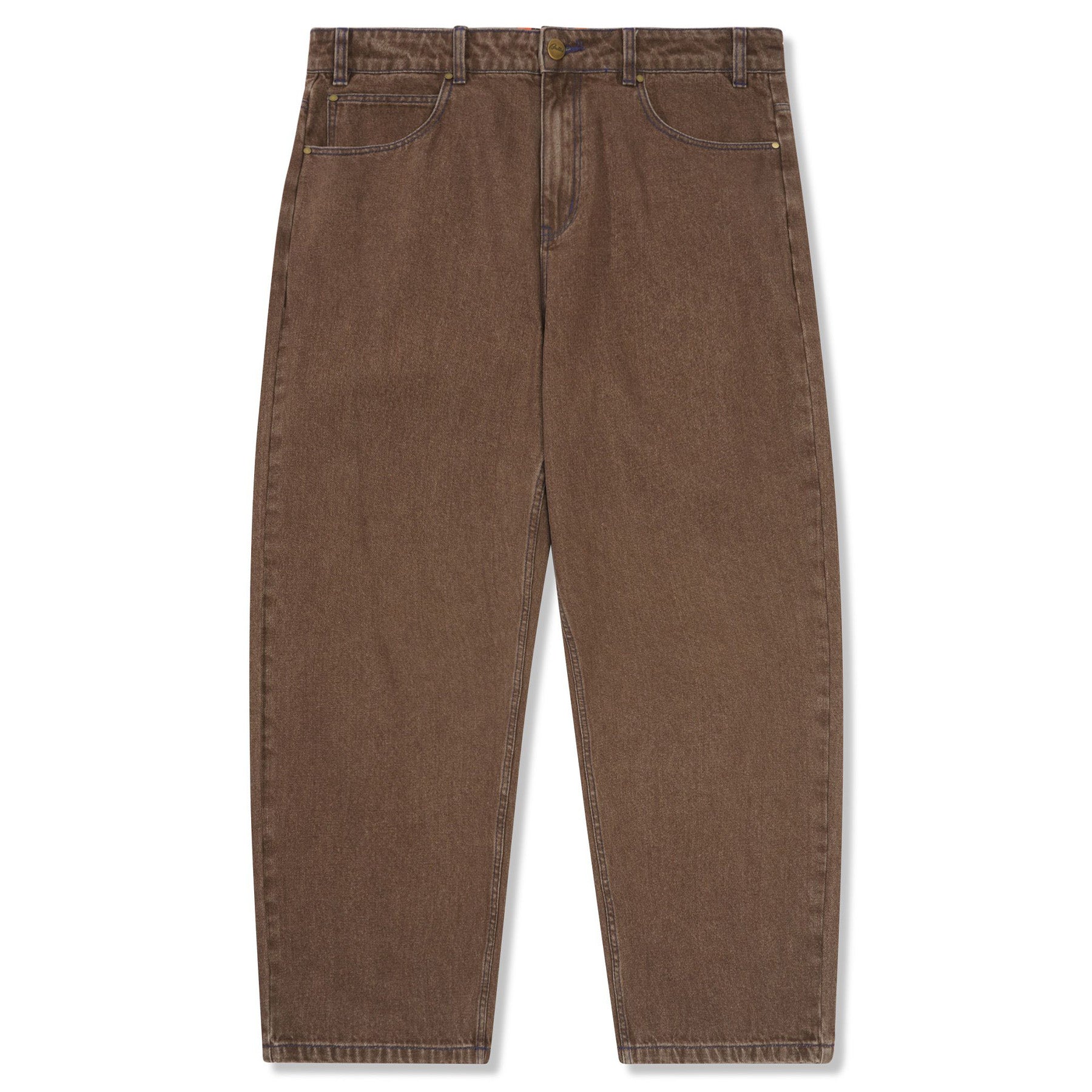 Butter Goods Warped Denim Jeans Washed Brown