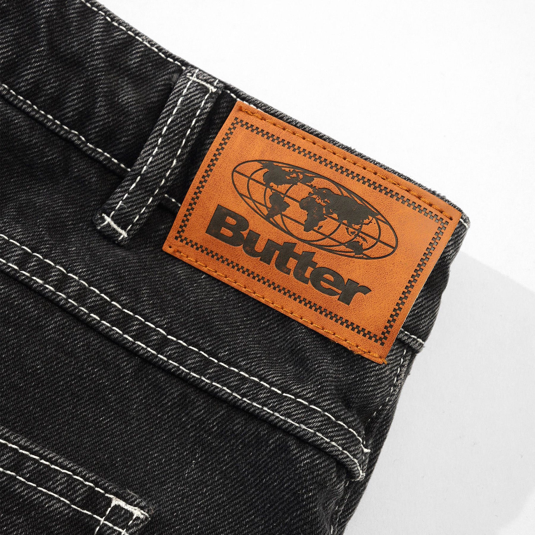 Butter Goods Ace Denim Jeans Distressed Black