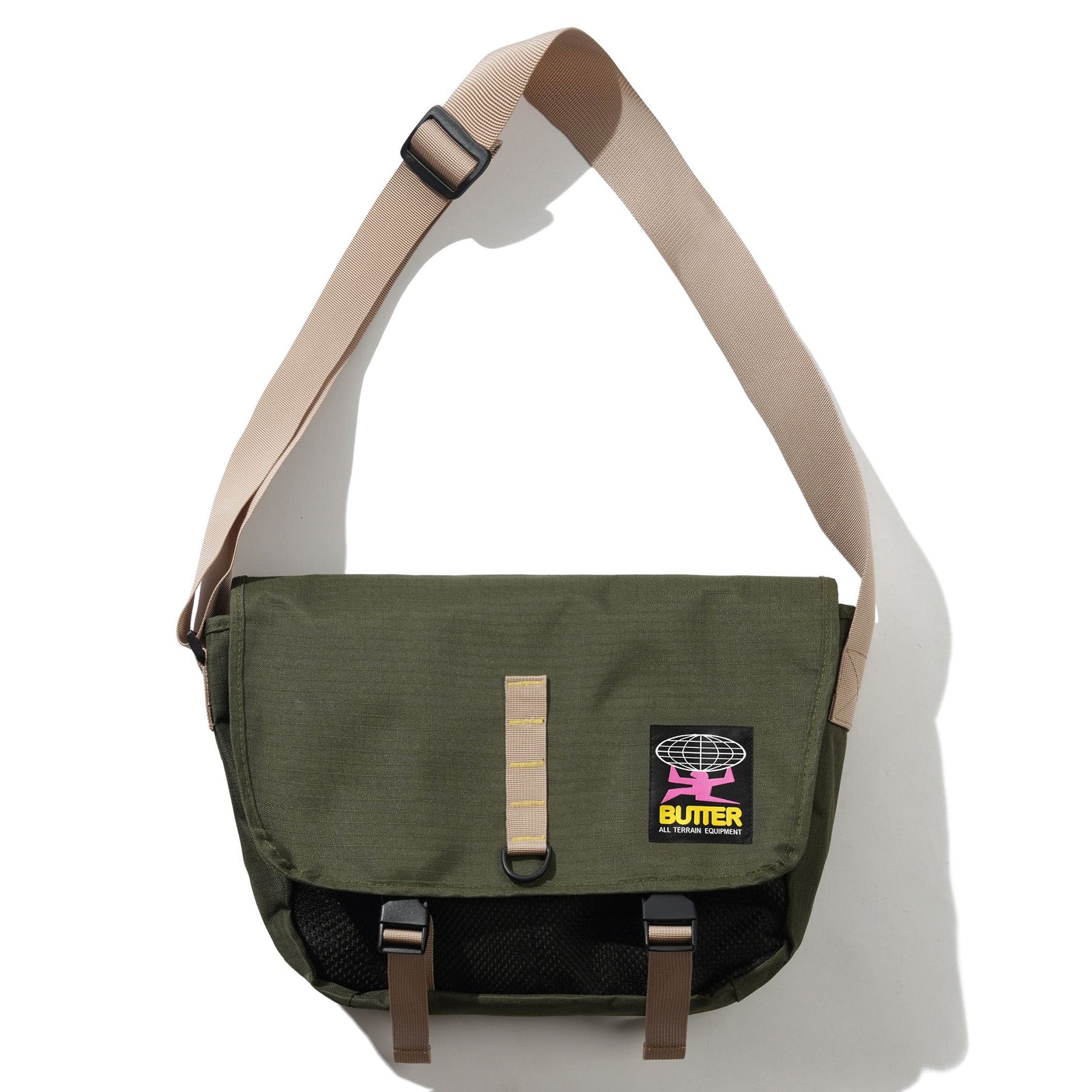 Butter Goods Black Commute Bag Olive/Khaki Ripstop