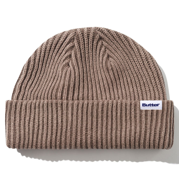 Butter Goods Bleached Wharfie Beanie Brown