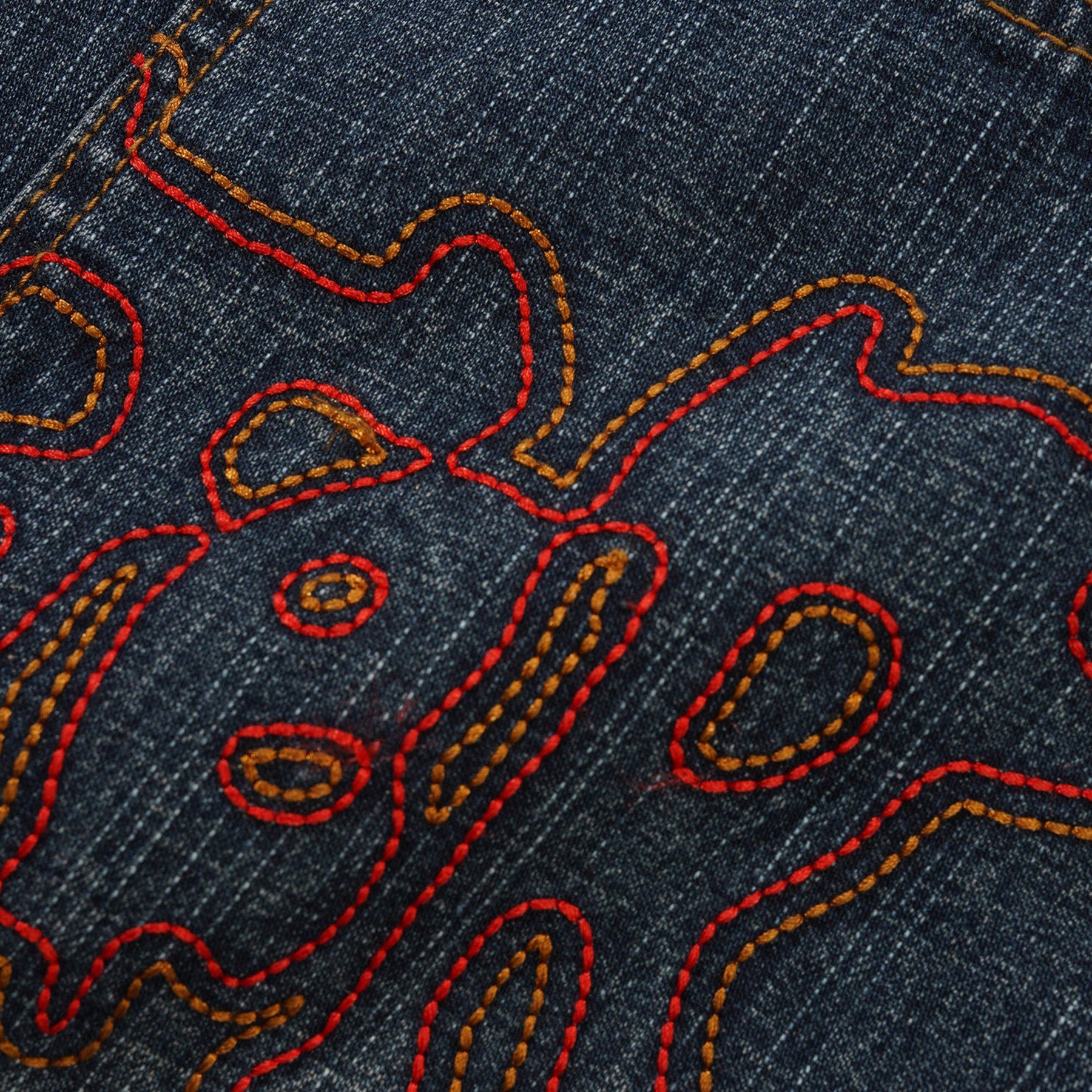 Butter Goods Blotch Denim Jeans Streaky Navy