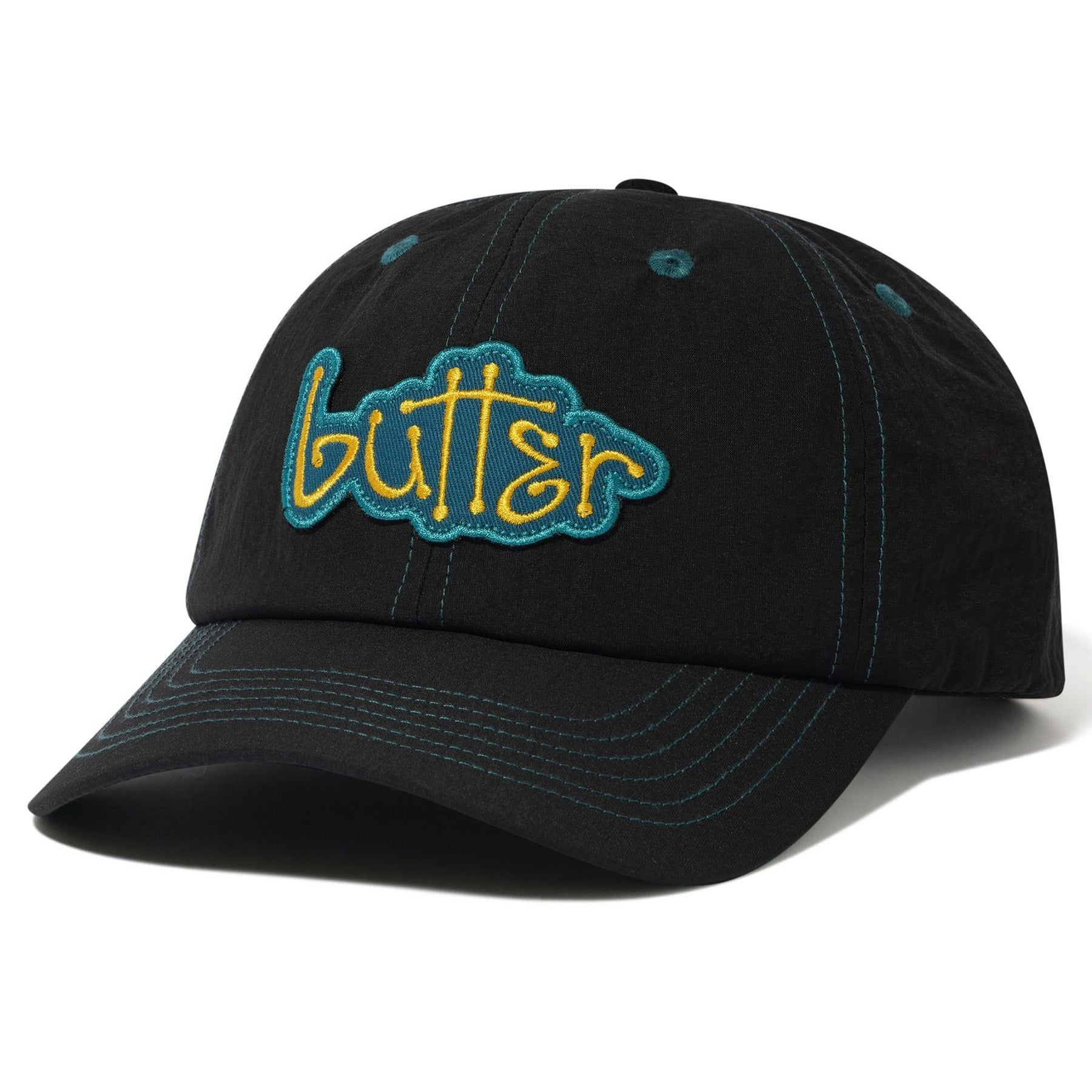 Butter Goods Connection 6 Panel Cap Black