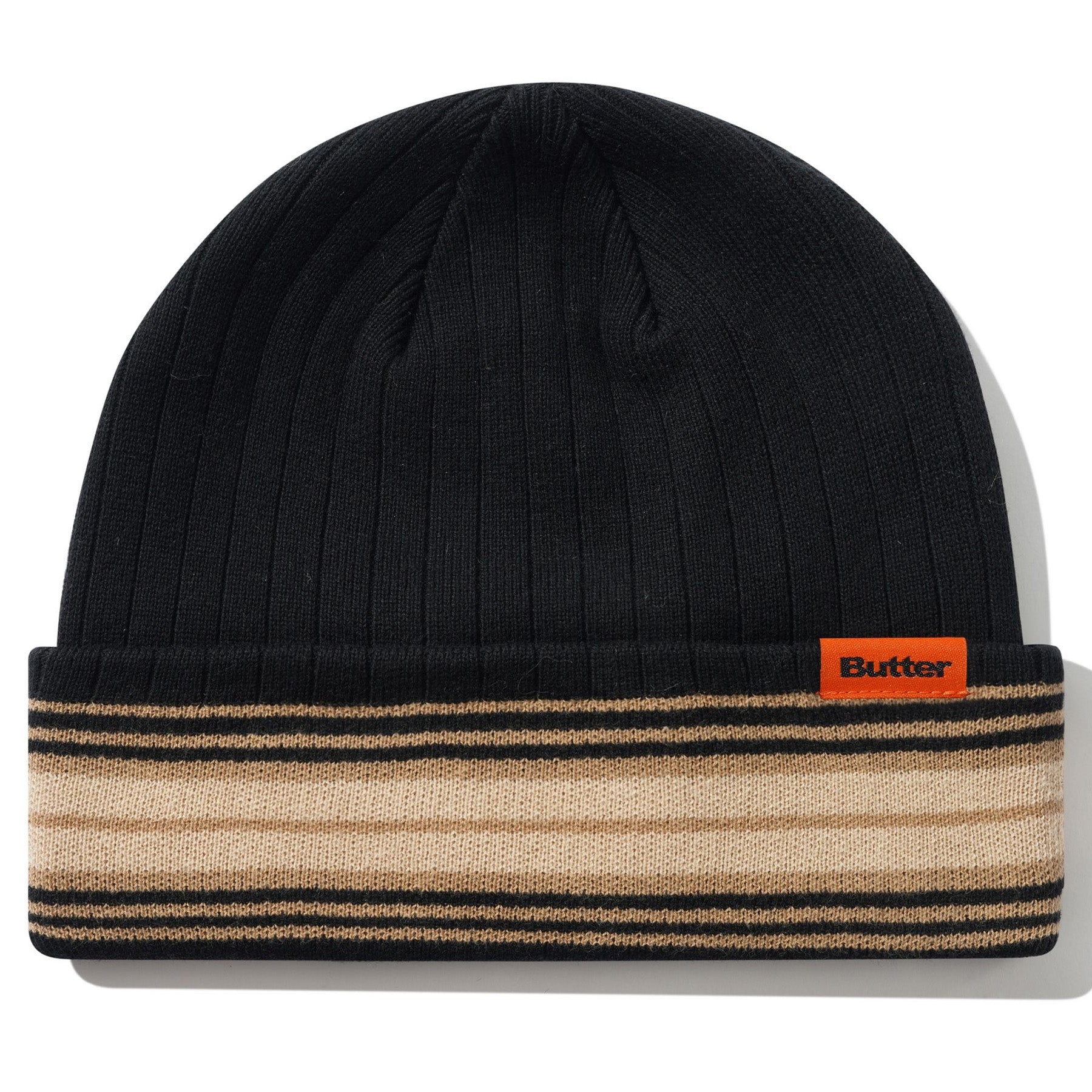 Butter Goods Crest Beanie Black