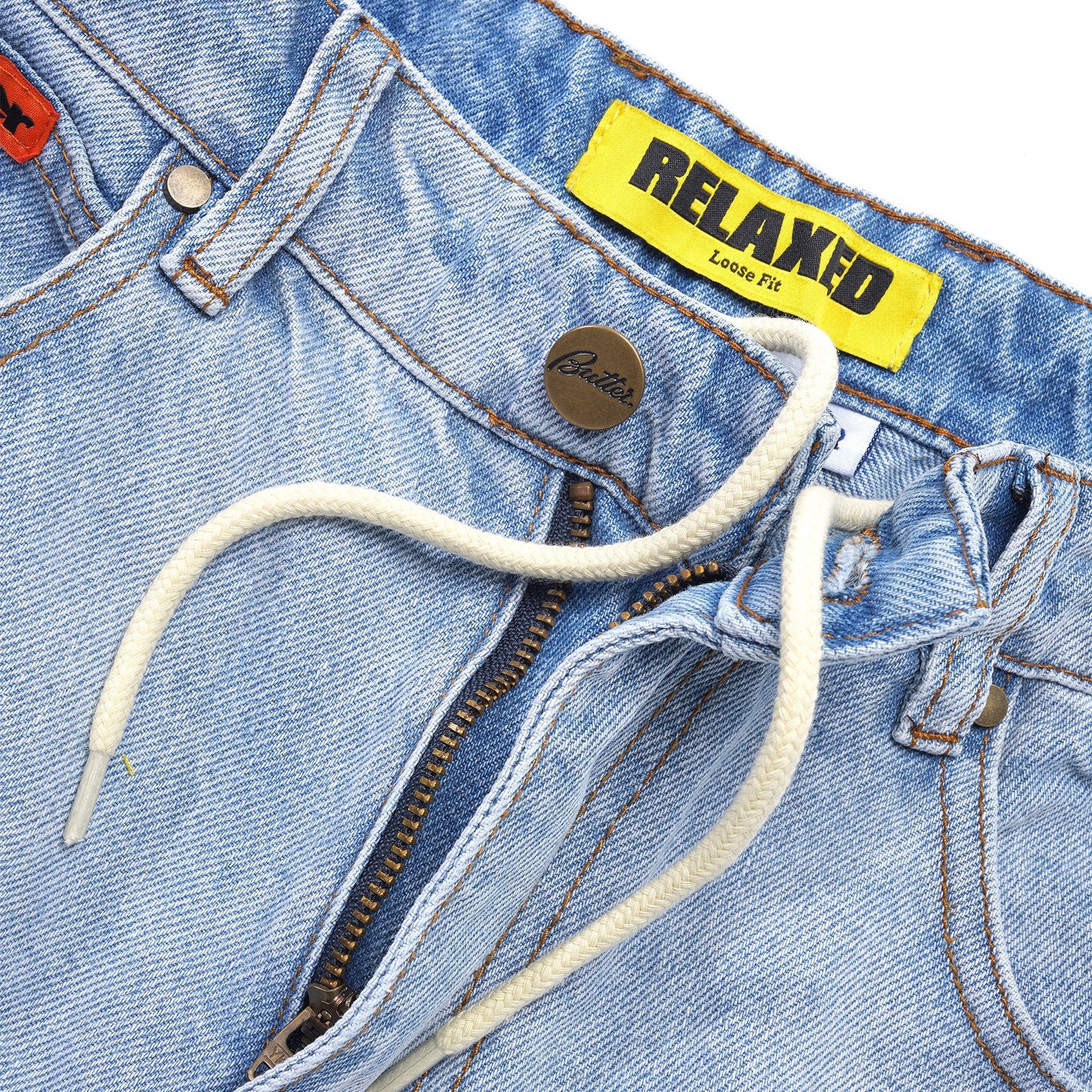 Butter Goods Relaxed Denim Jeans Light Blue 25