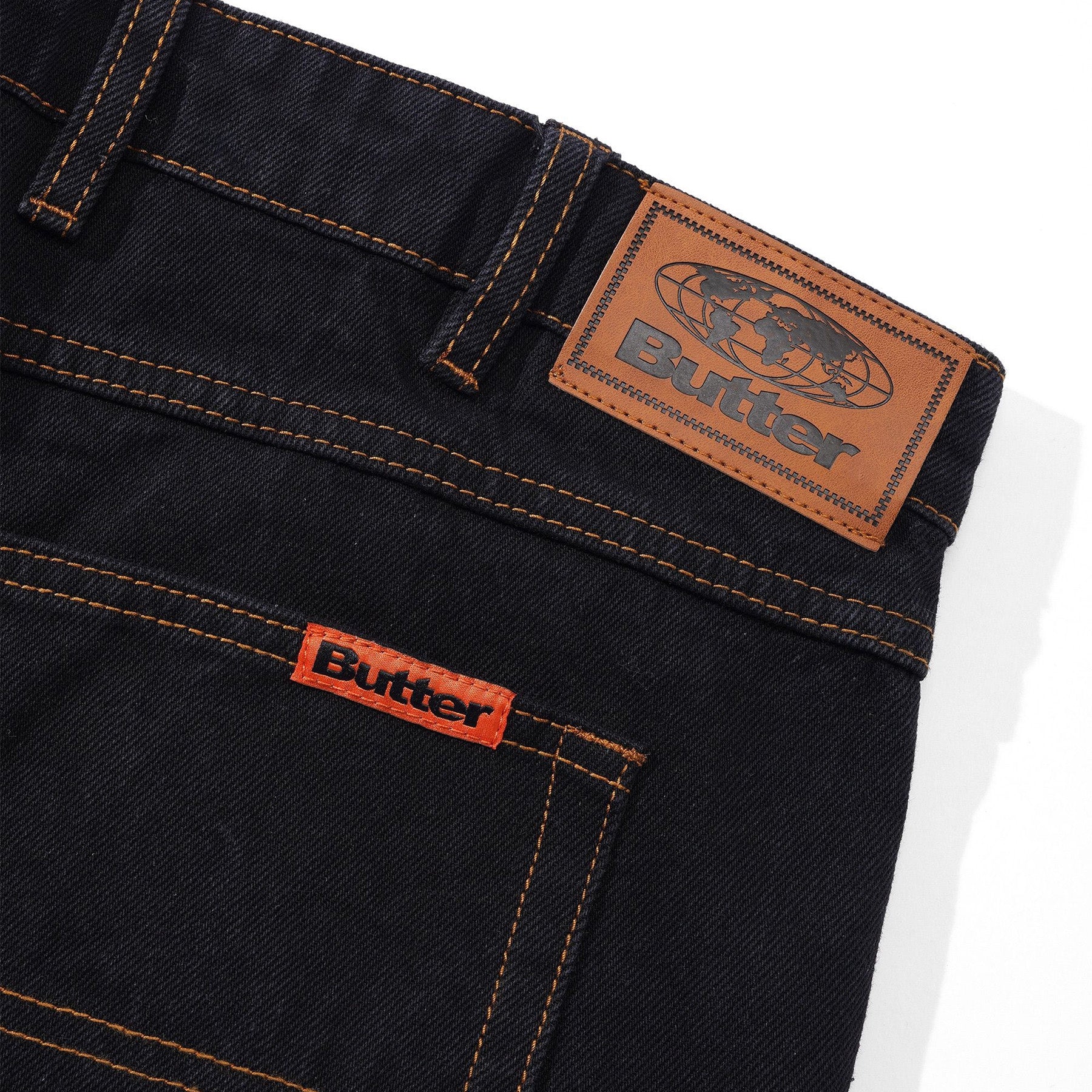 Butter Goods Relaxed Denim Jeans Washed Black 25
