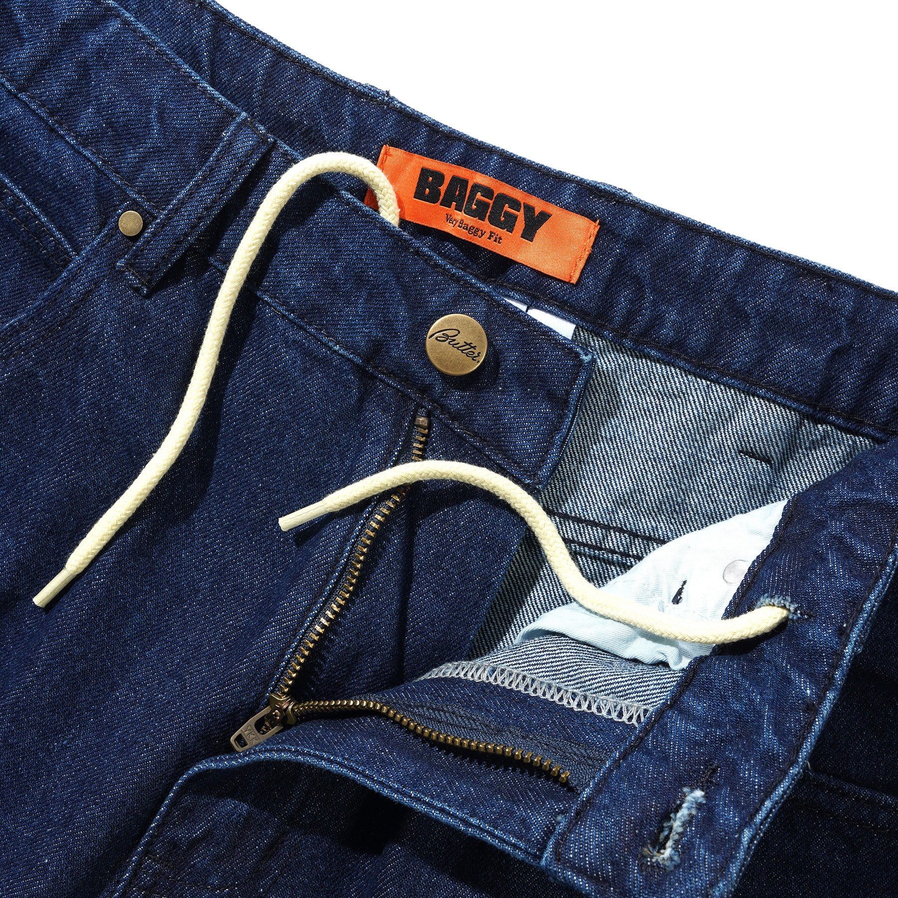 Butter Goods Rivet Denim Jeans Raw Indigo