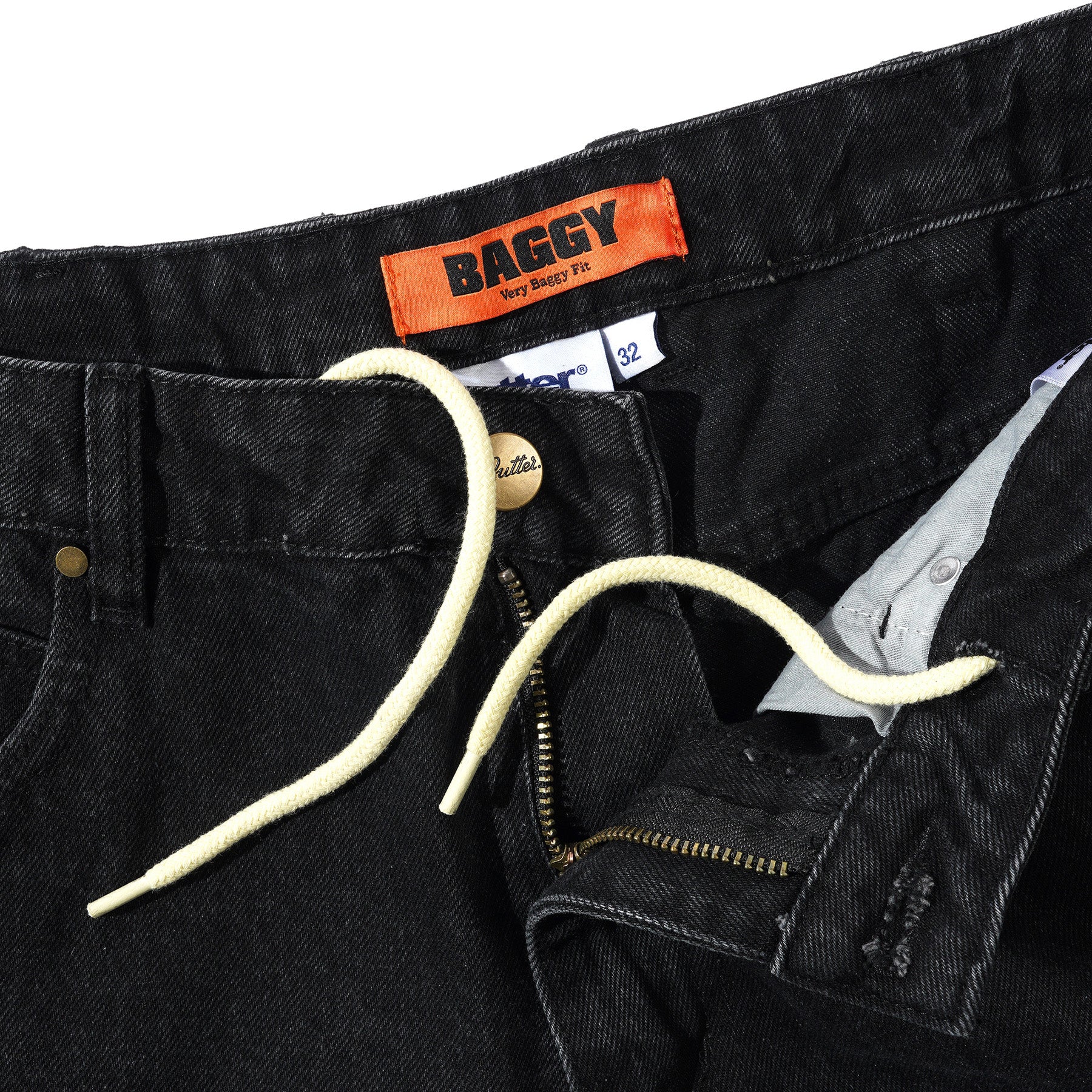 Butter Goods Rivet Denim Jeans Washed Black