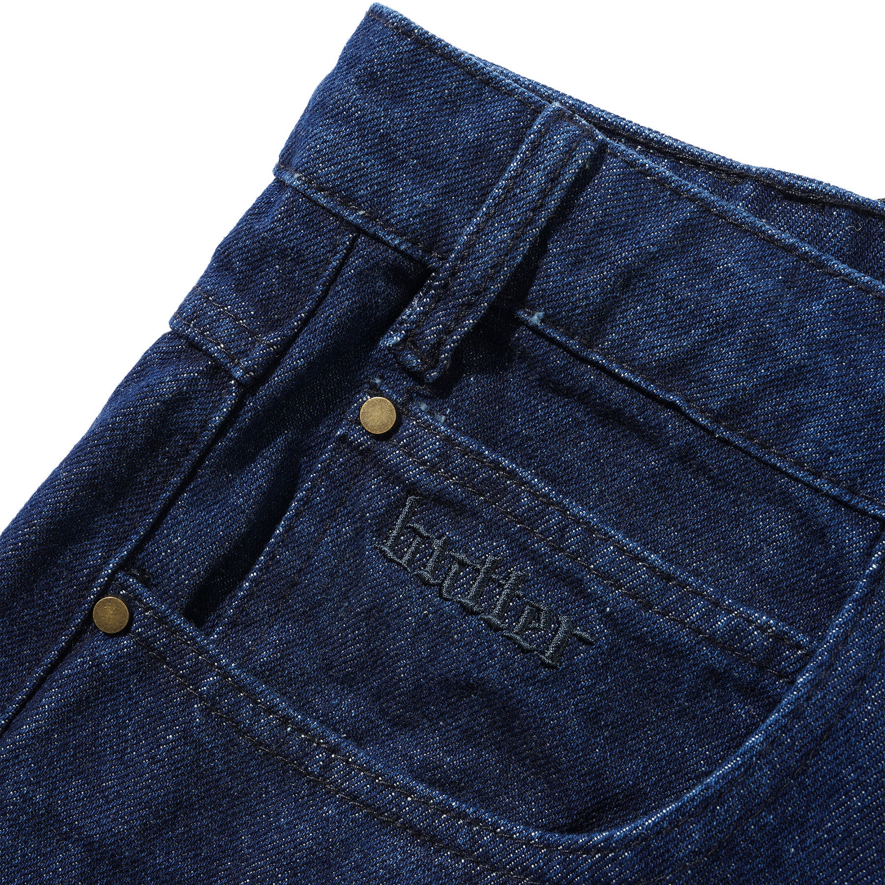 Butter Goods Rivet Denim Shorts Raw Indigo