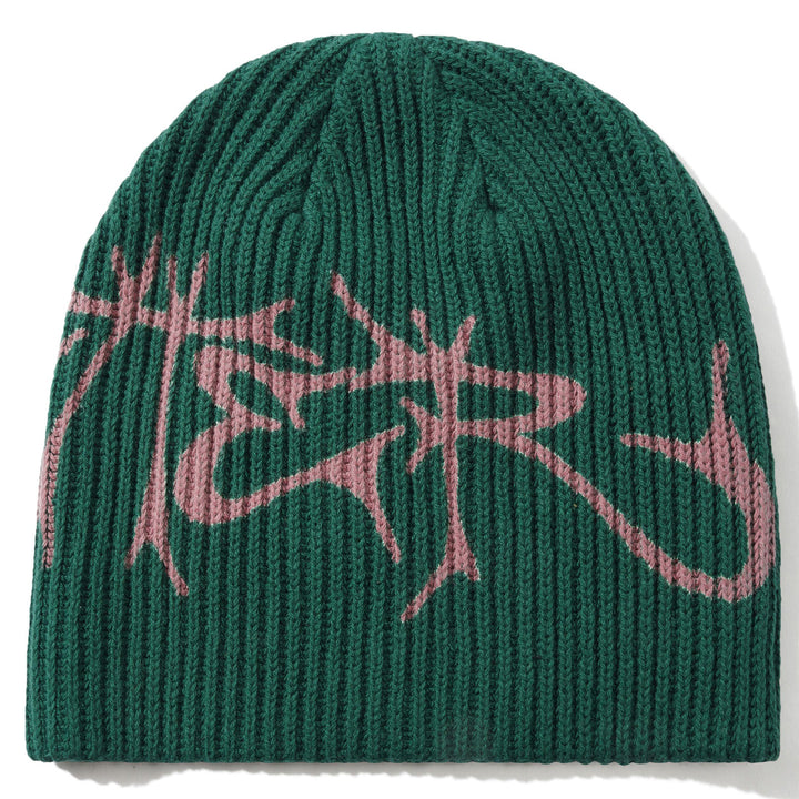 Butter Goods Scrawling Skully Beanie Forest