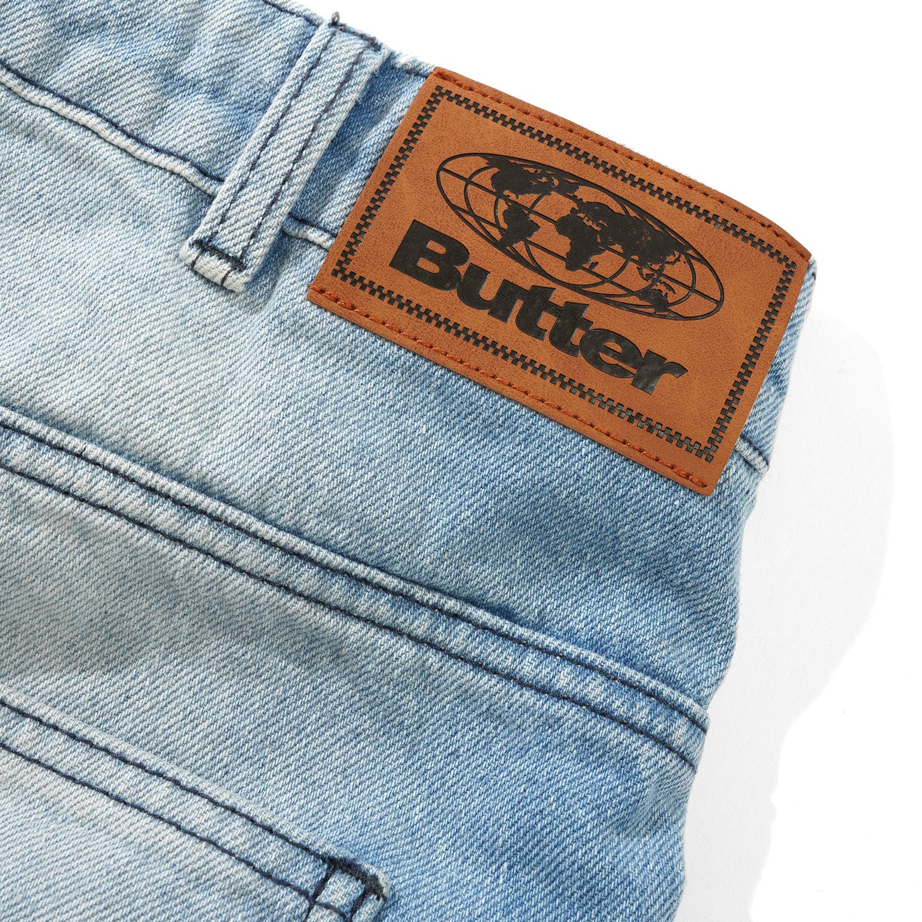 Butter Goods Scribble Denim Jeans Faded Light Blue