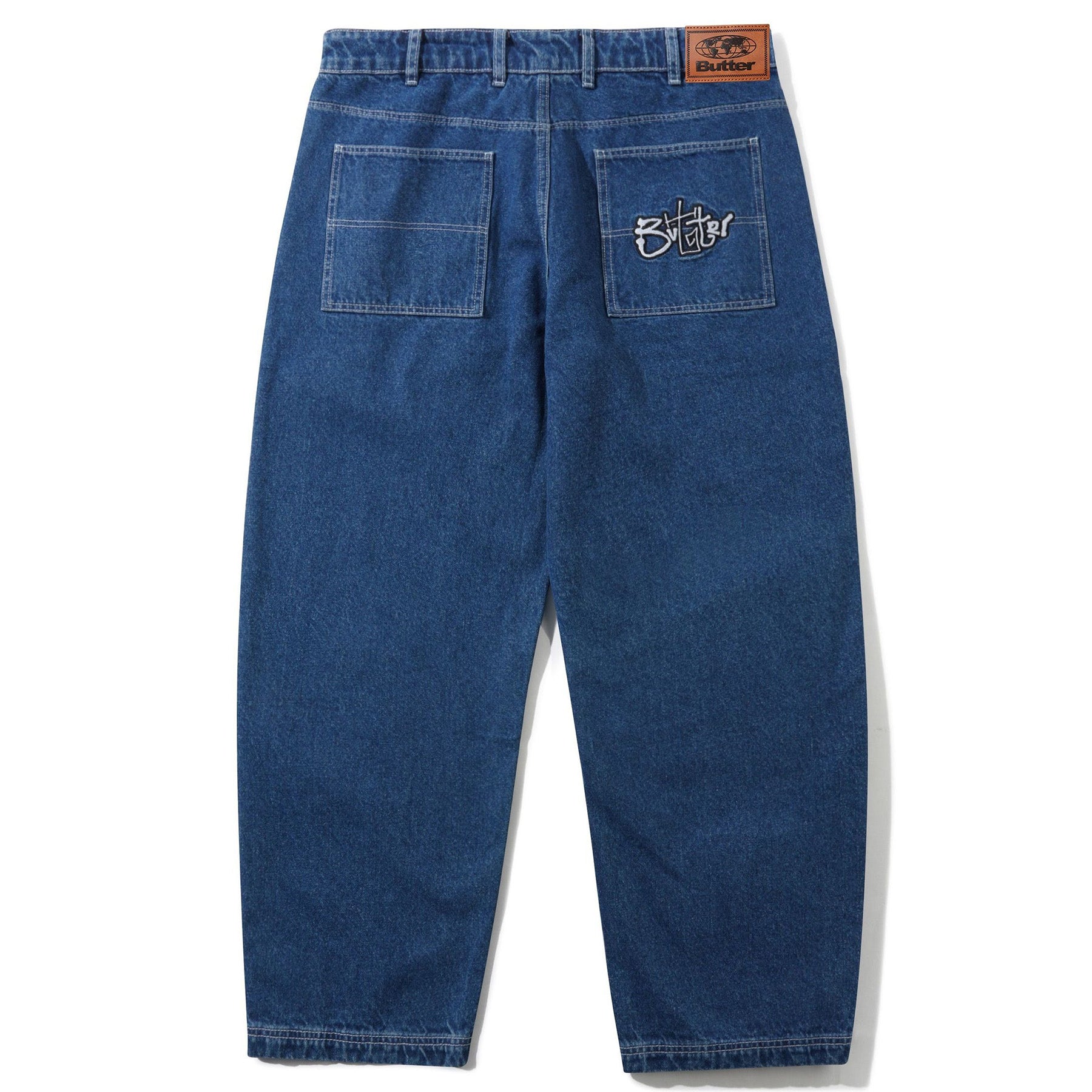 Butter Goods Scribble Denim Jeans Mid Blue
