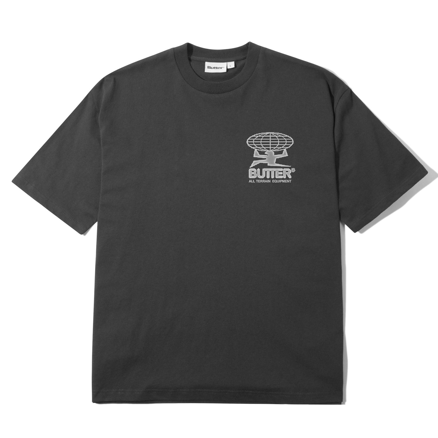 Butter Goods Terrain Tee Washed Black