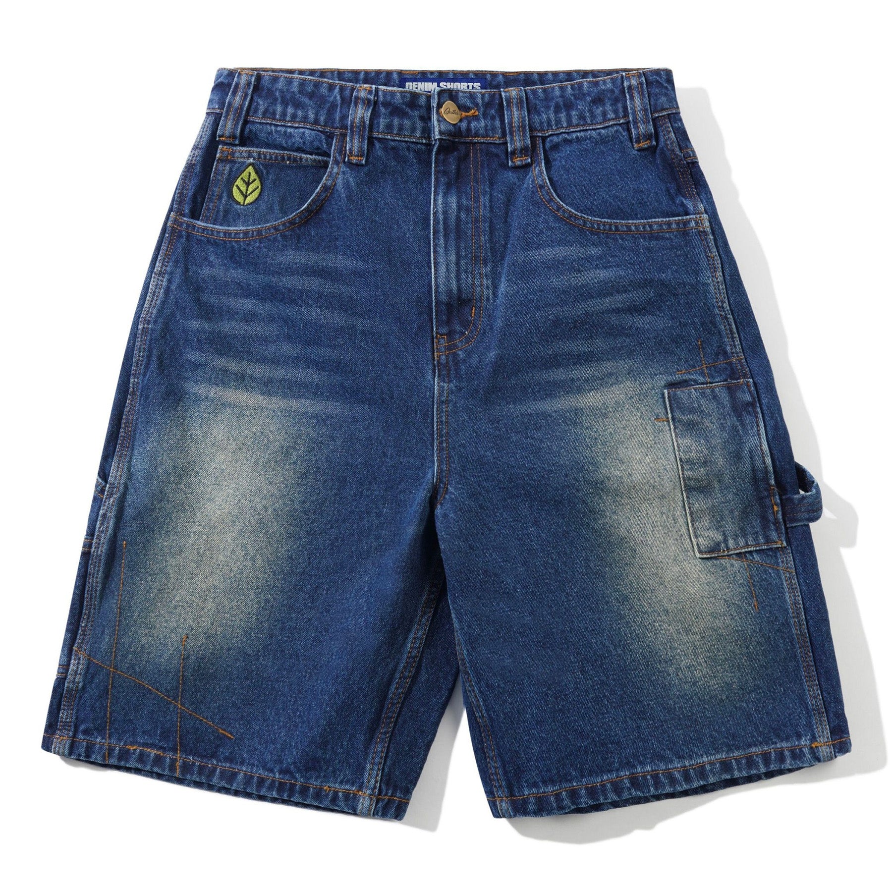 Butter Goods Weathergear Denim Shorts Repaired Indigo