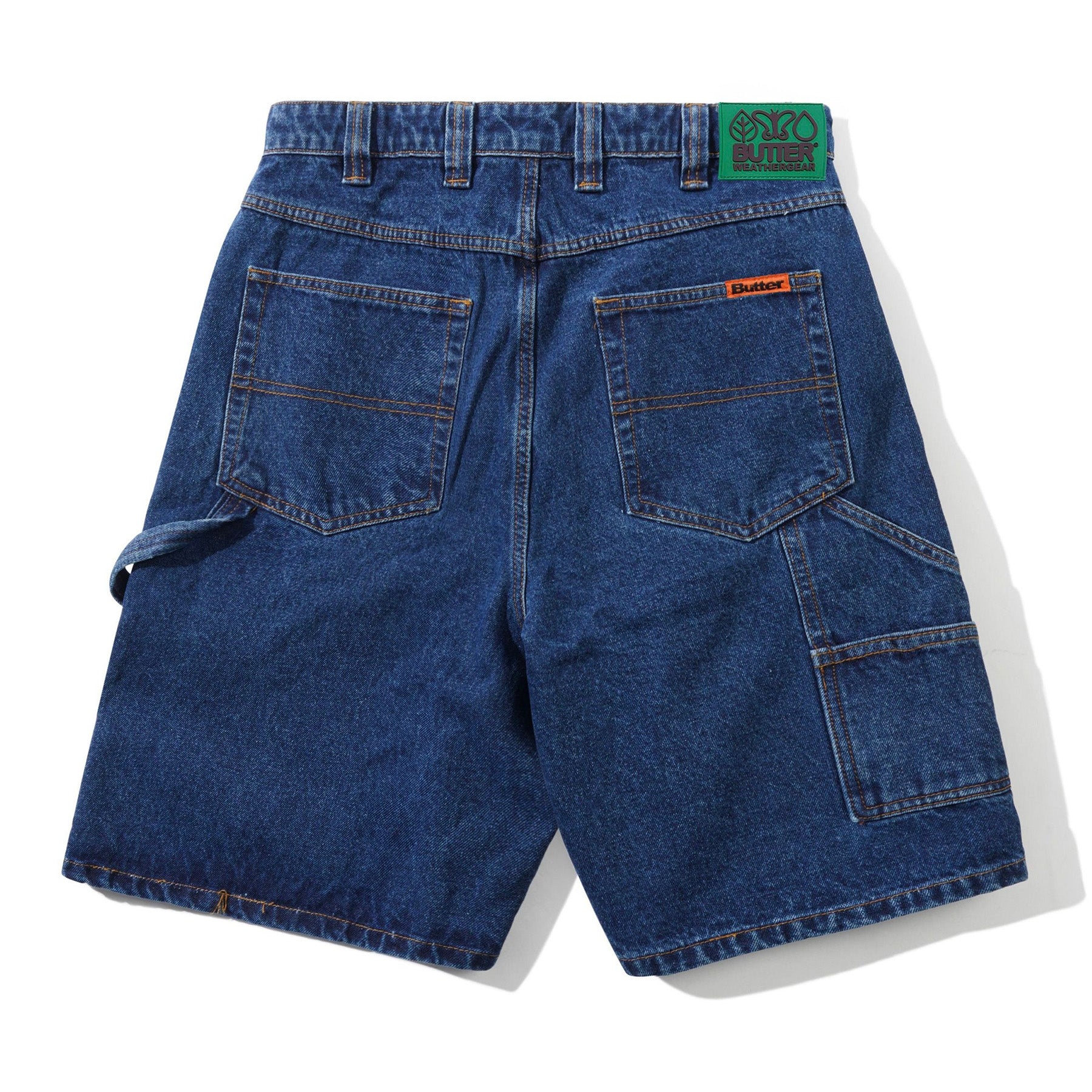 Butter Goods Weathergear Denim Shorts Repaired Indigo