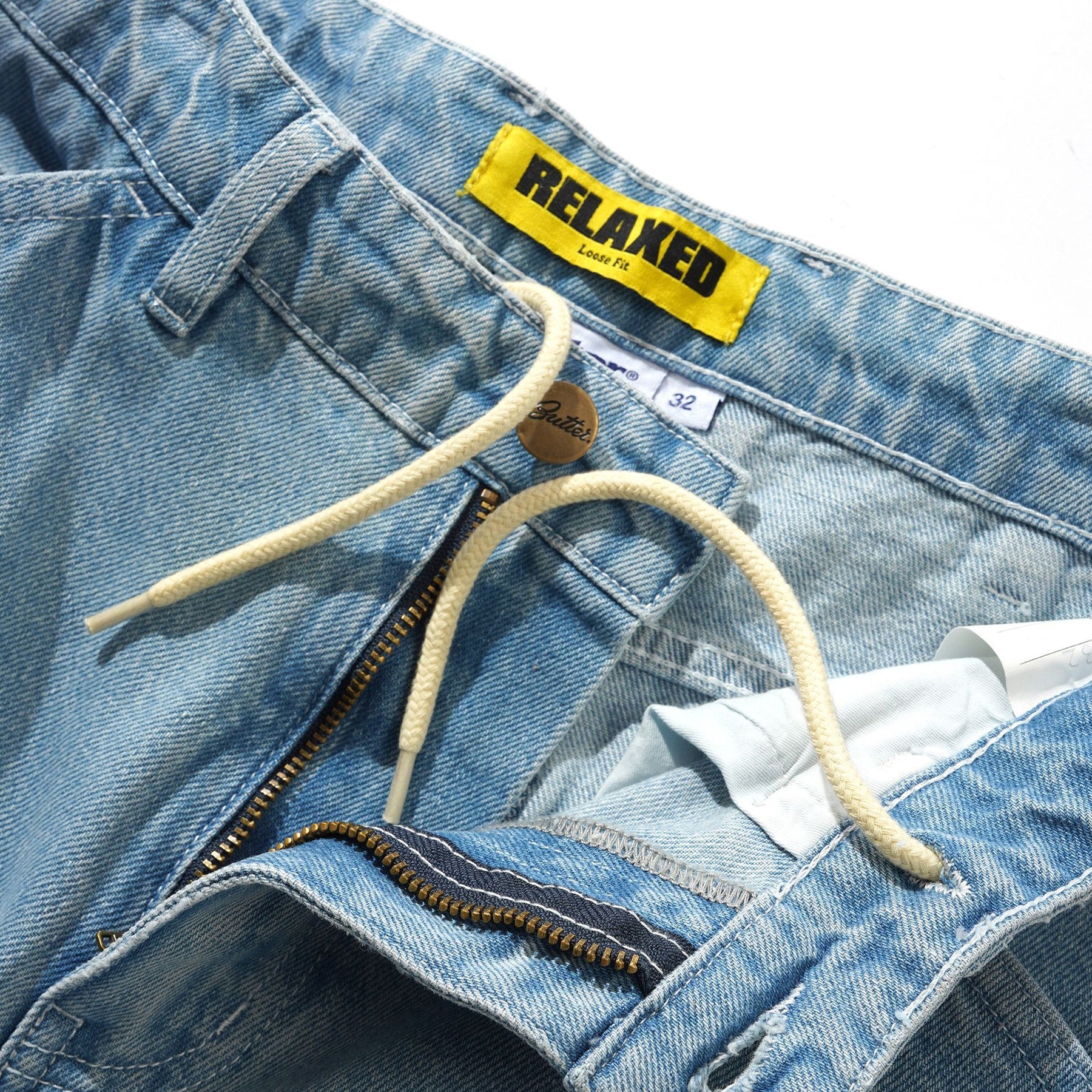 Butter Goods Witness Denim Jeans Faded Light Blue