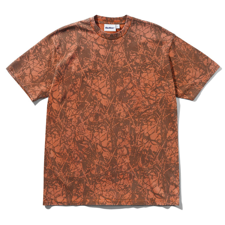 Butter Goods Woods Camo Tee Rust