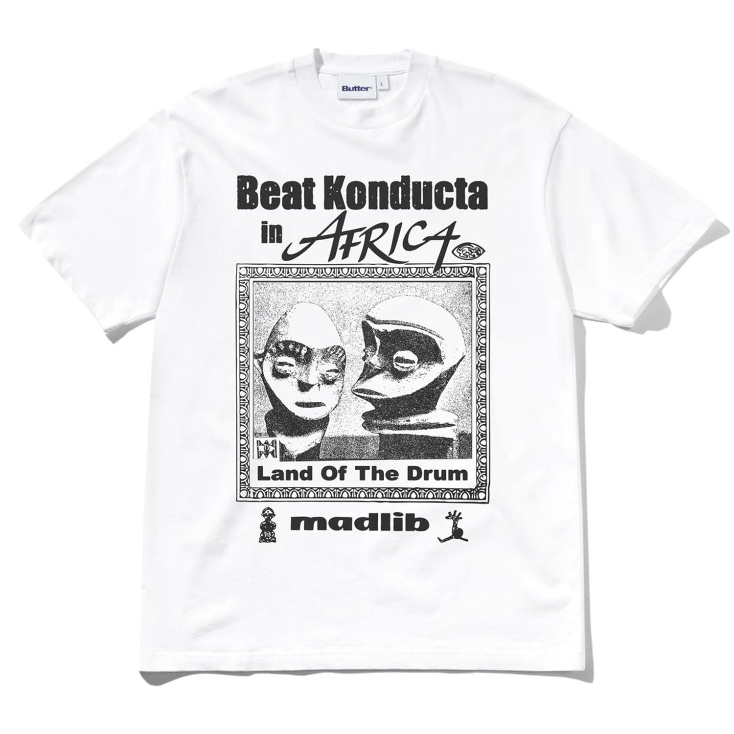 Butter x Madlib Africa Tee White