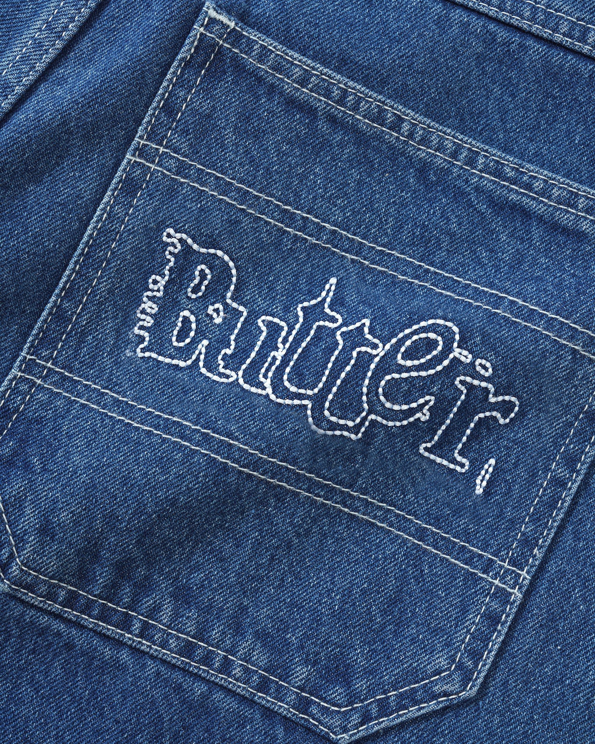Butter Goods Breakdown Relaxed Denim Jeans Solid Blue