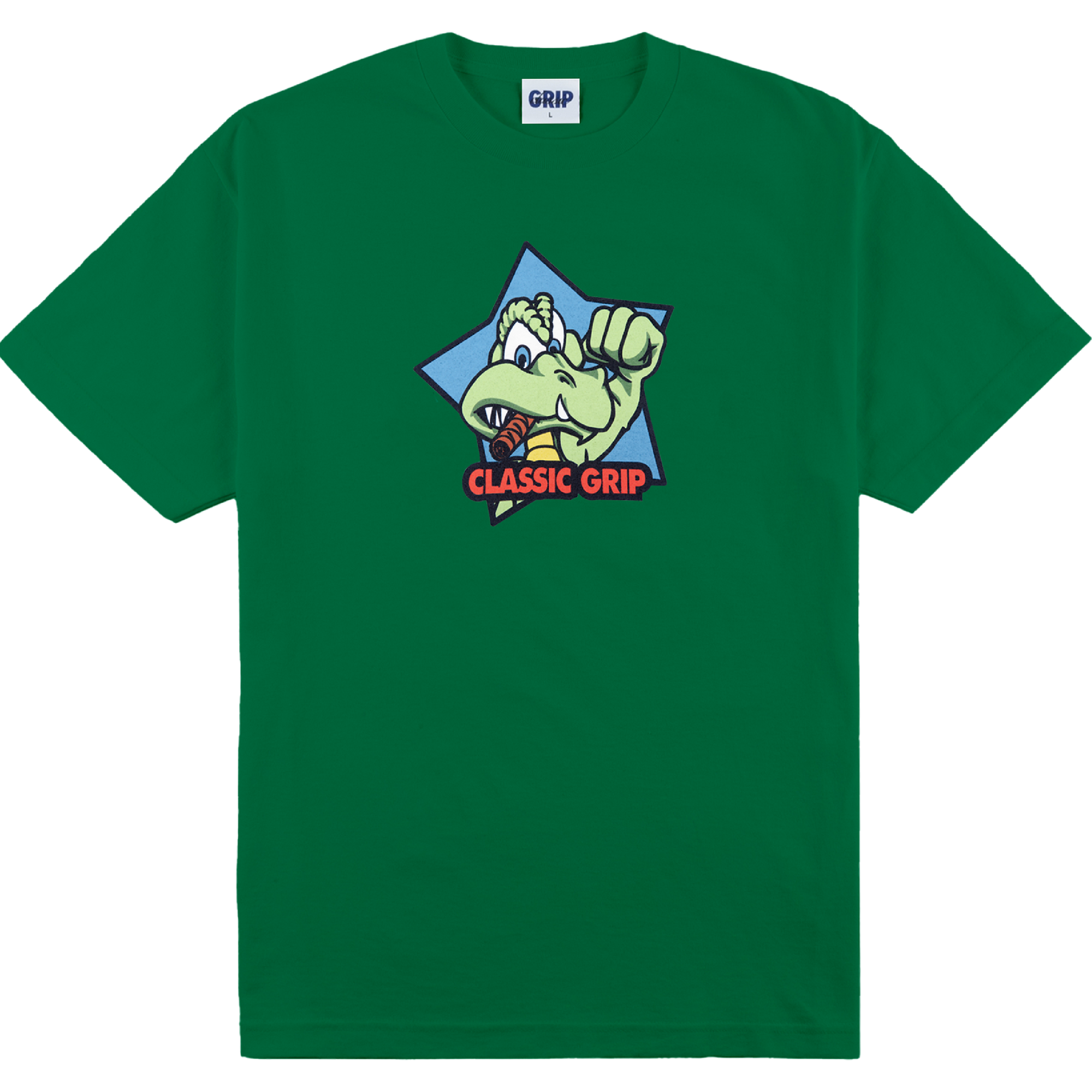 Classic Grip Cool Gator Tee Green