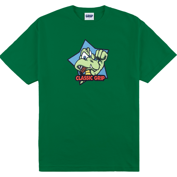 Classic Grip Cool Gator Tee Green