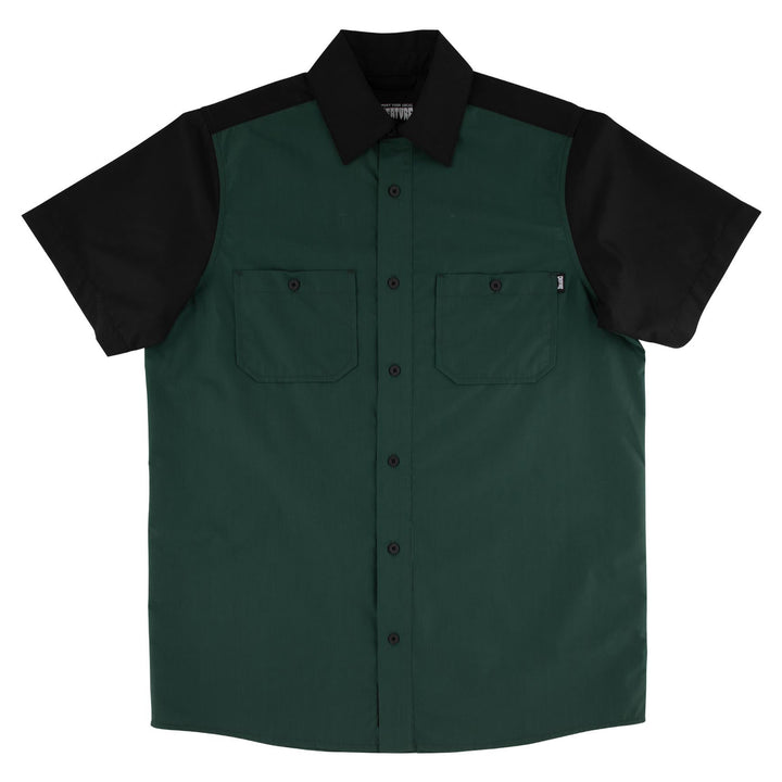Creature Strikefast Mechanic Shirt Black/Dark Green