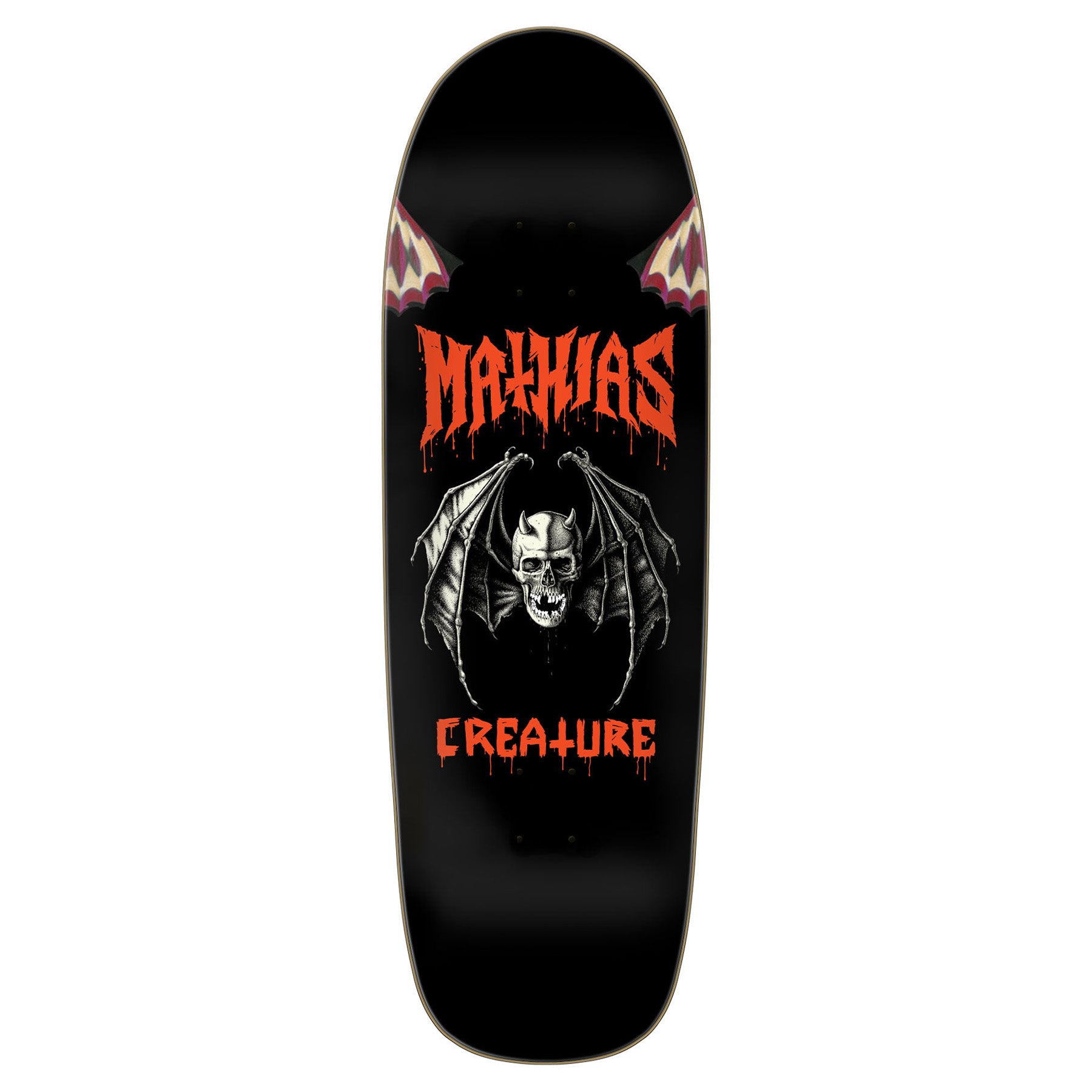 Creature Torres Skull Bat Shaped Deck 9.55"