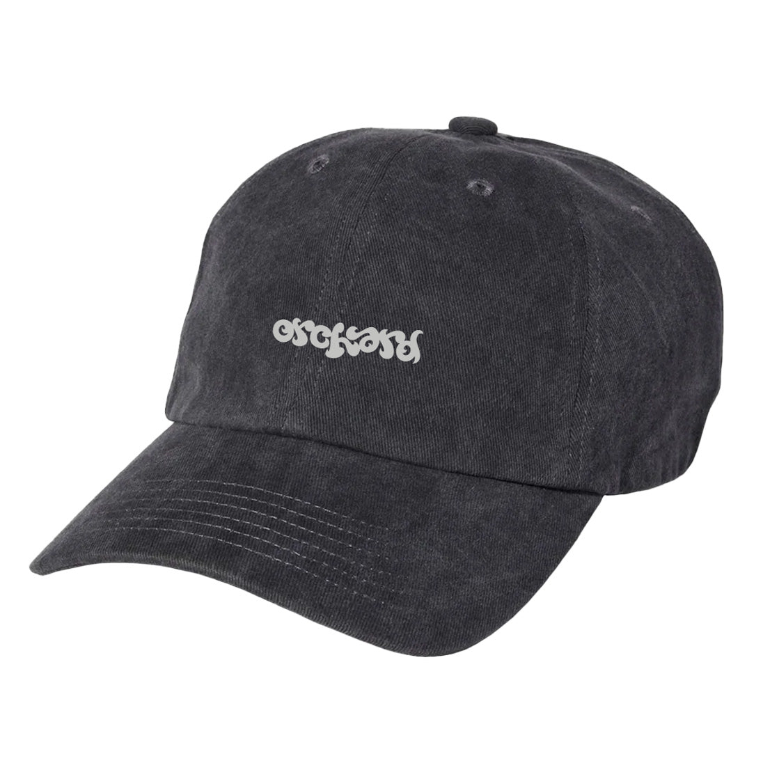 Orchard Crosshatch Dad Hat Faded Black