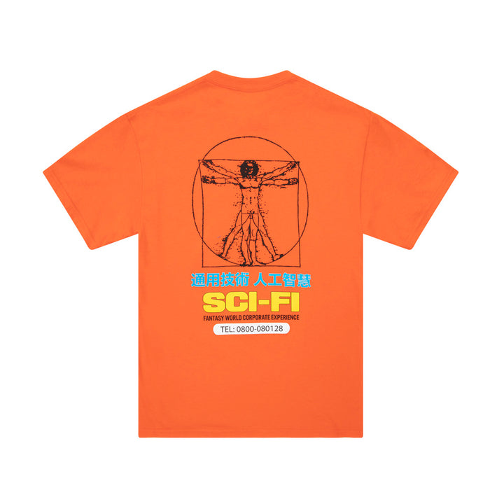 Sci-Fi Fantasy Chain of Being 2 Tee Orange
