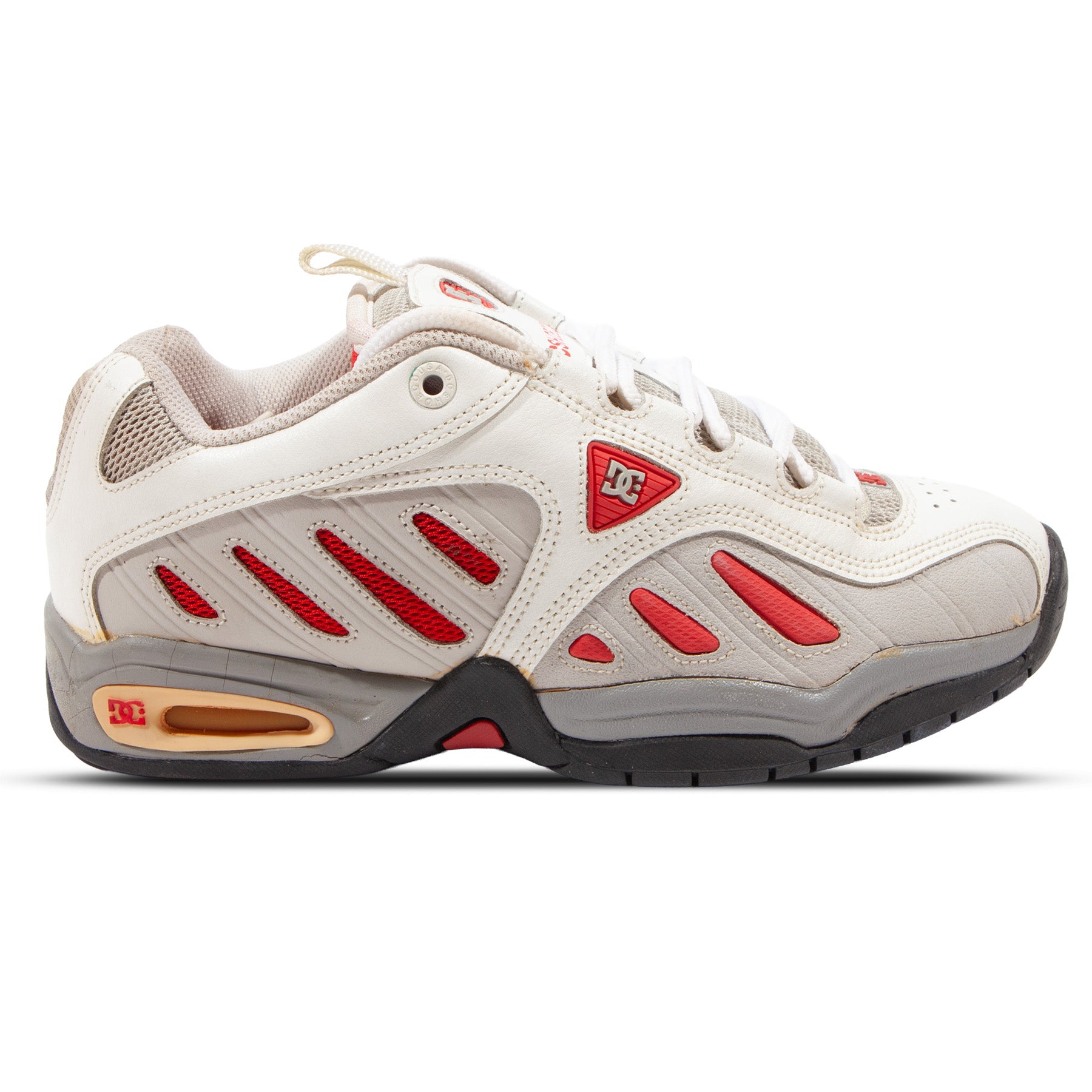 Overripe DC Shoes Tactic White/Red Size 9 SAMPLE (2000)