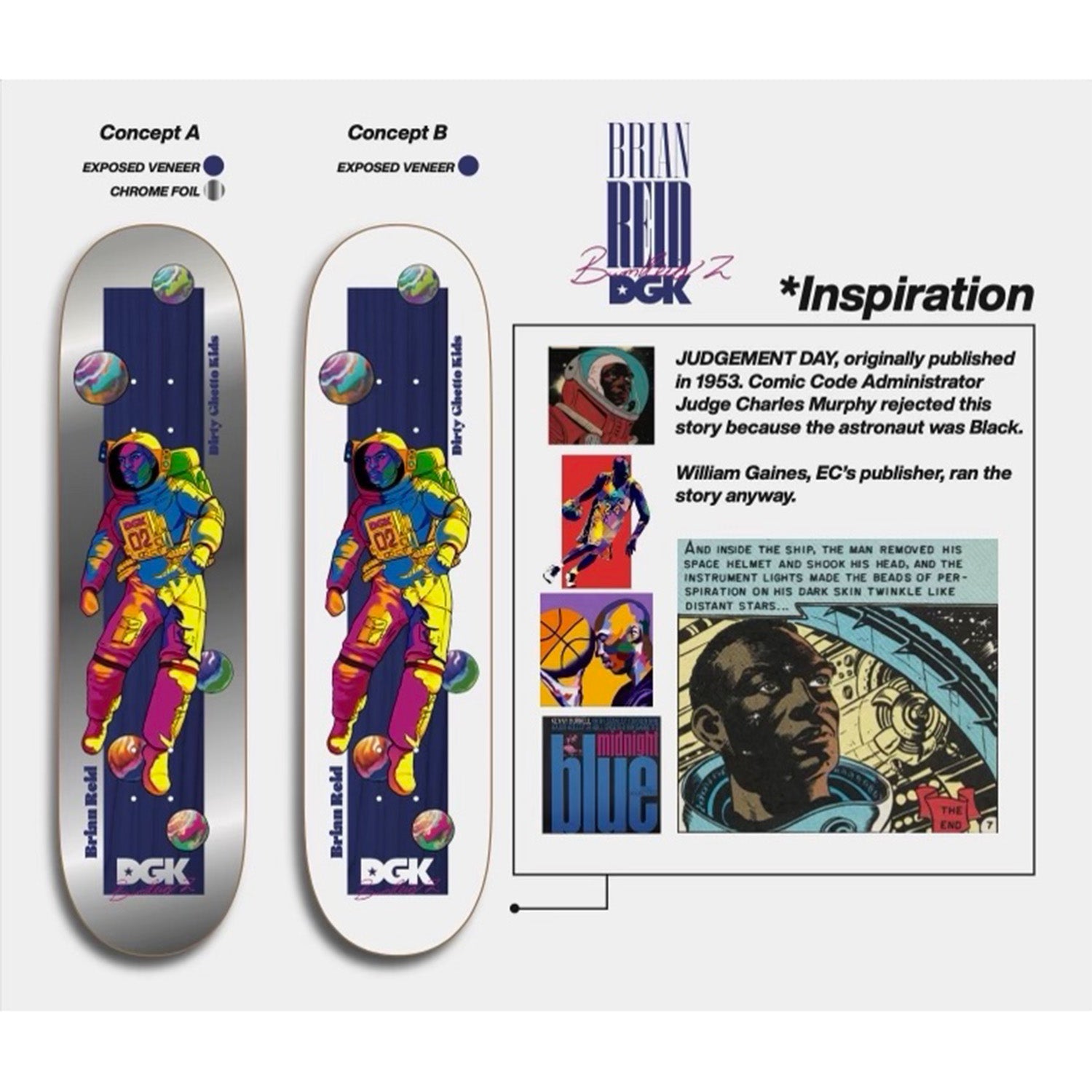 DGK Intergalactic Brian Reid Deck V2 8.25"