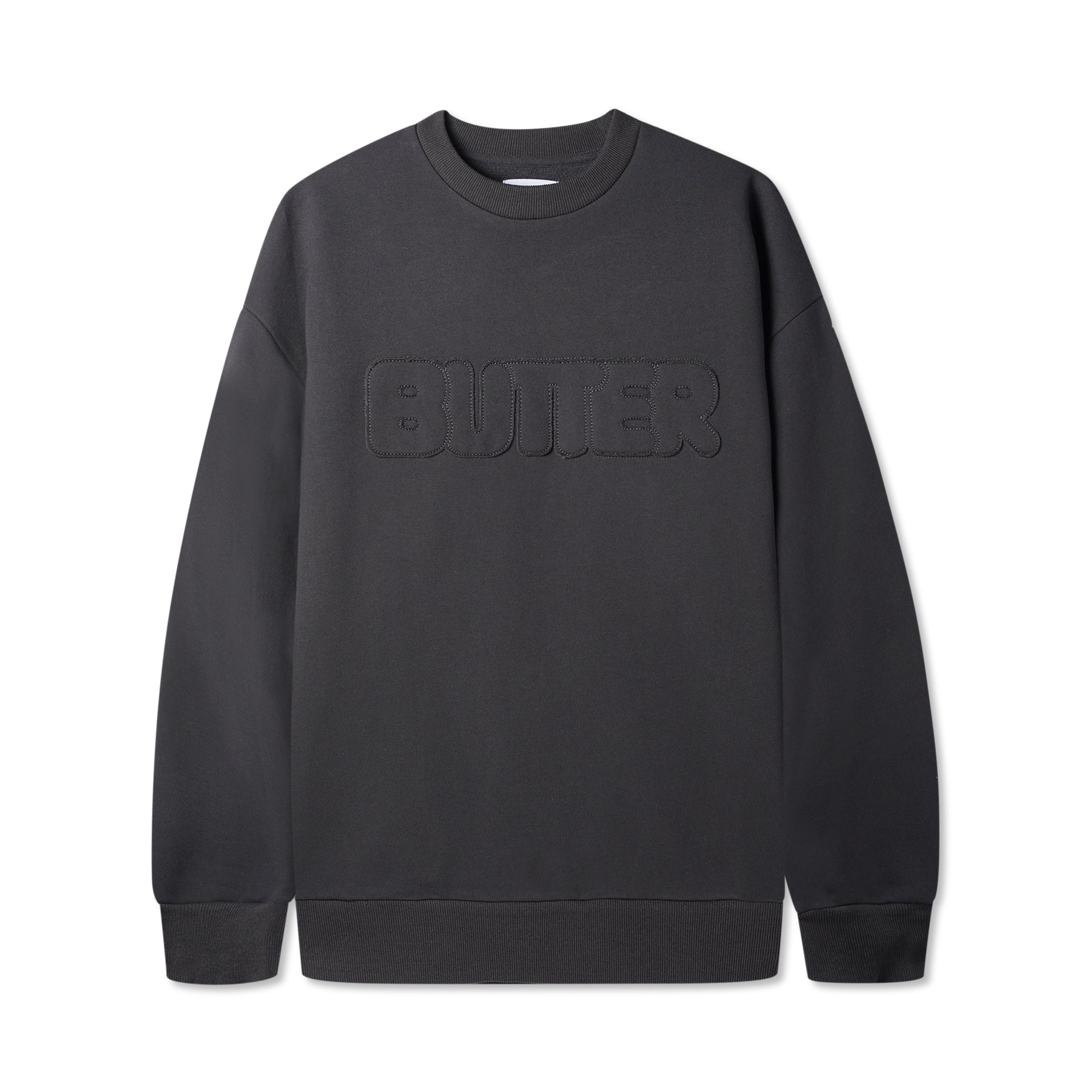 Butter Goods Fabric Applique Crewneck Sweatshirt