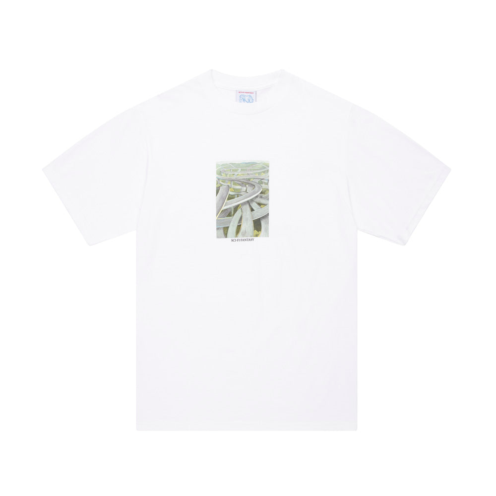Sci-Fi Fantasy Freeway Tee White