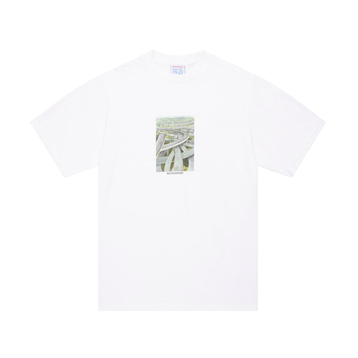 Sci-Fi Fantasy Freeway Tee White