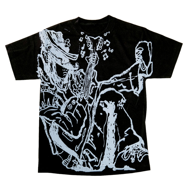 Genesis Guitar Man Tee Black/Grey