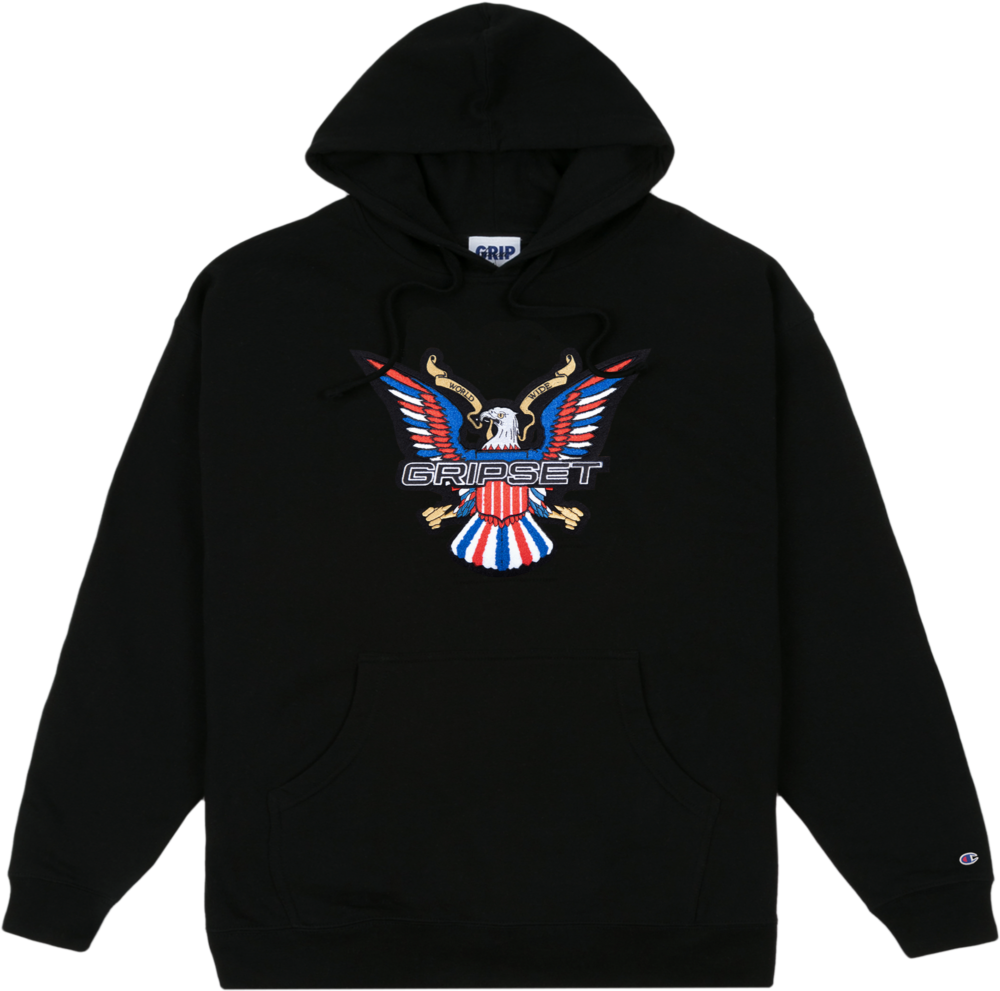 Classic Grip Gripset Embroidered Hoodie Black