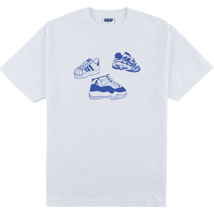 Classic Grip Sneaker Tee White