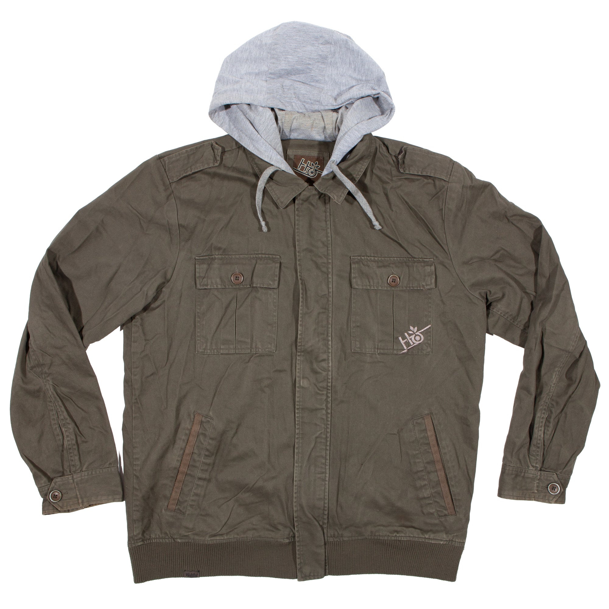 Overripe Habitat Field Jacket Cotton Hood Military XL (2005ish)