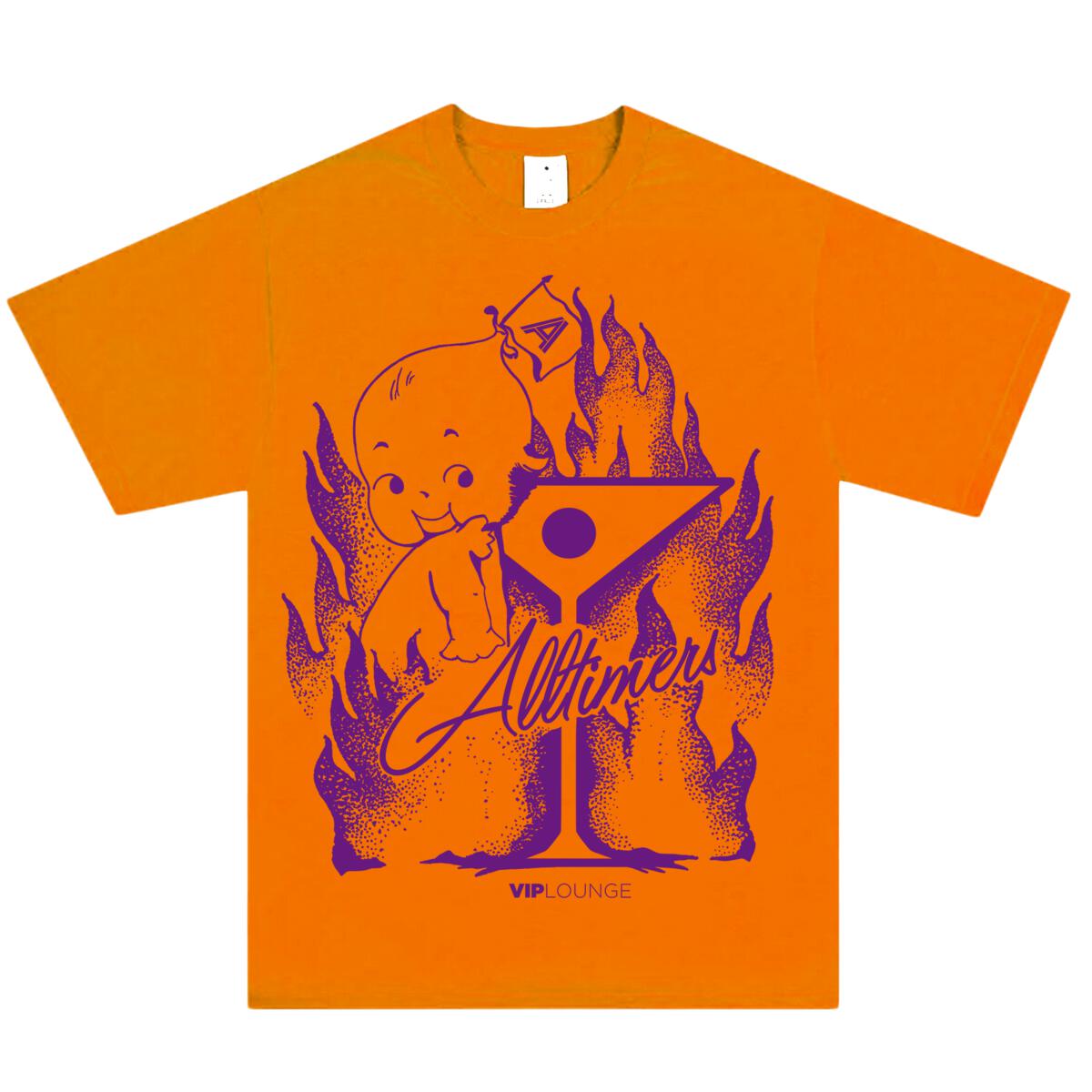 Alltimers Hades Baby Tee Orange