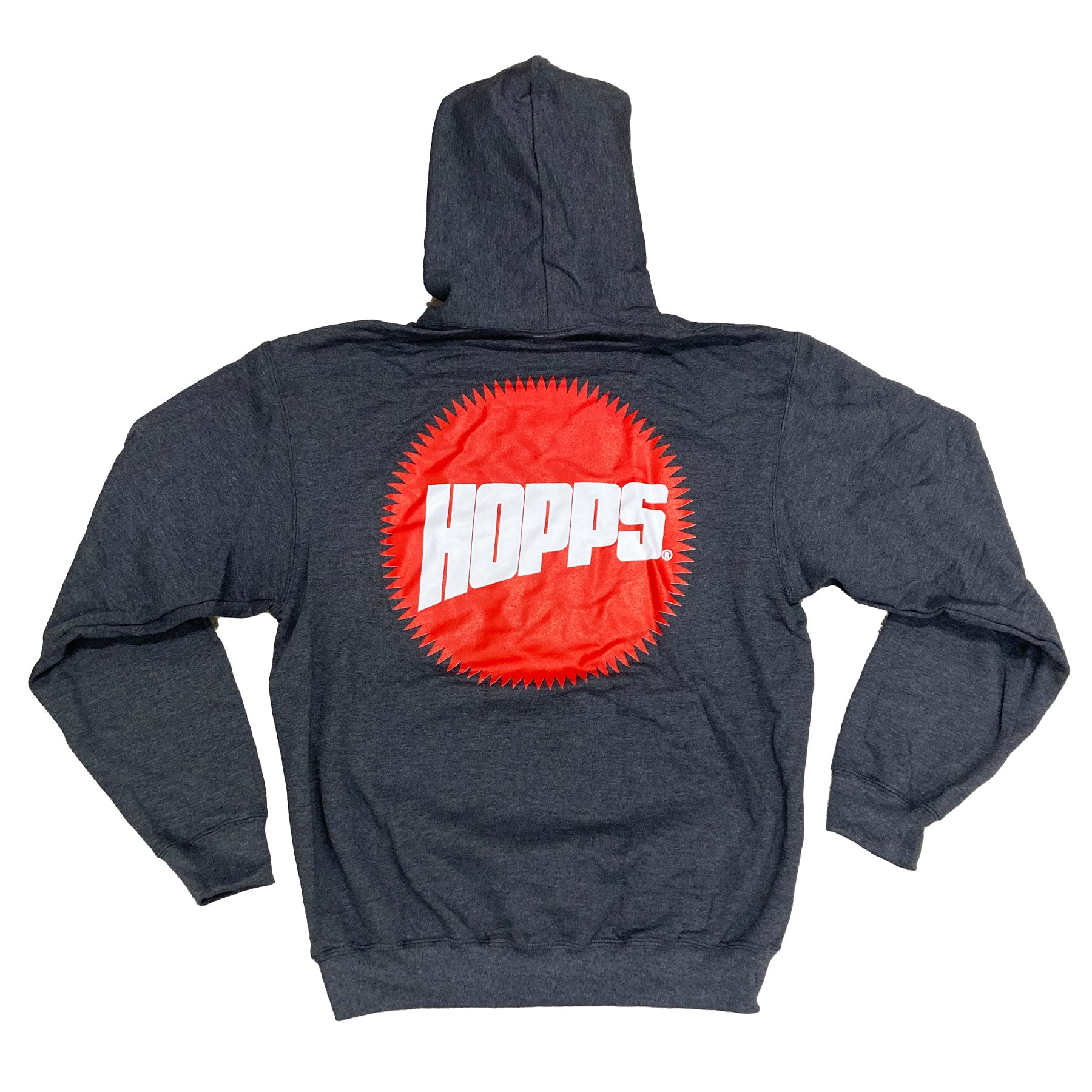 Hopps Sun Logo Hoodie Dark Heather